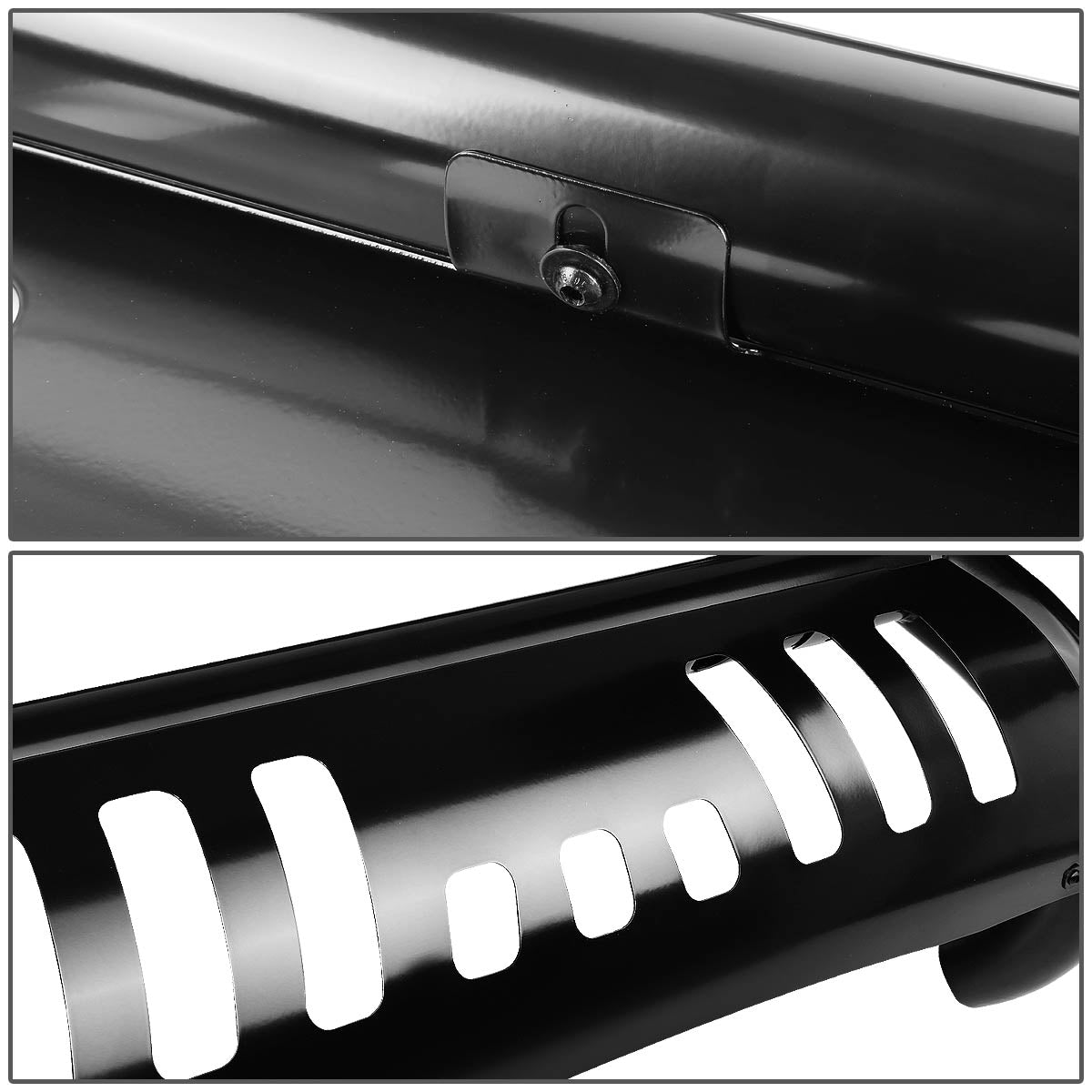 07-14 Toyota FJ Cruiser Bull Bar with Skid Plate - Heavy Duty Stainless Steel Front Bumper Guard - Matte Black Finish for Off-Road Protection & Adventure Style
