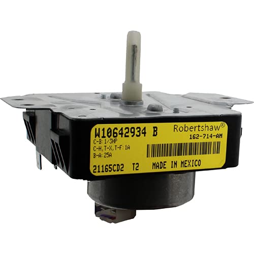 ClimaTek Dryer Timer Control Relay Replacement for Whirlpool Dryers - W10642934 Compatible Part for Efficient Laundry Drying | Perfect for Home Appliance Repair & Maintenance
