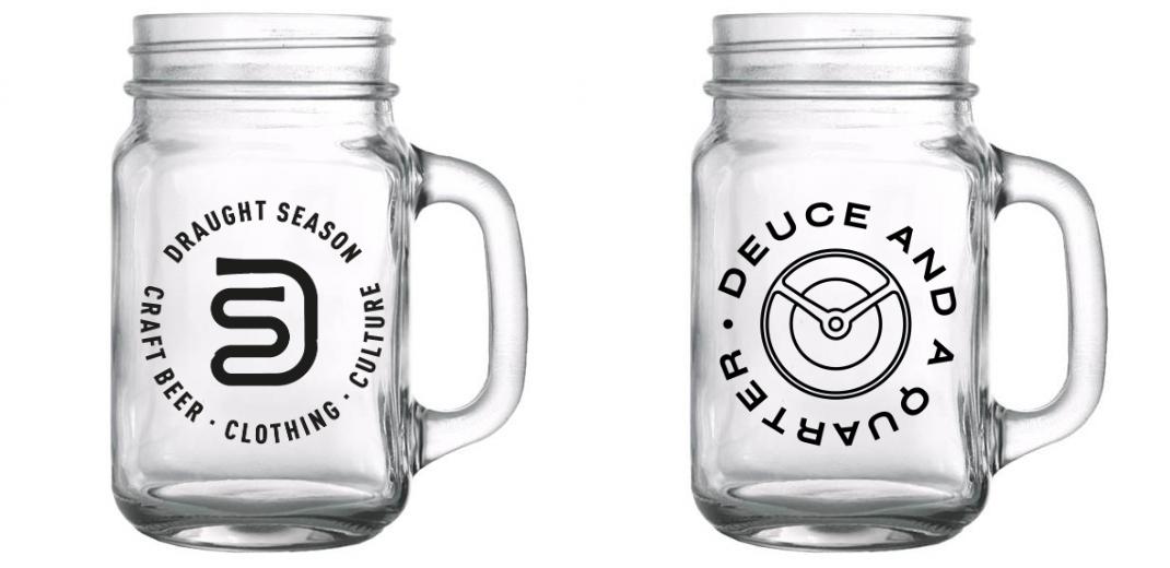 BarConic® 16.5 oz Mason Jar Mug - Insulated Drinking Glass for Coffee, Tea, Smoothies & Cocktails - Perfect for Home, Office, Camping & Outdoor Use