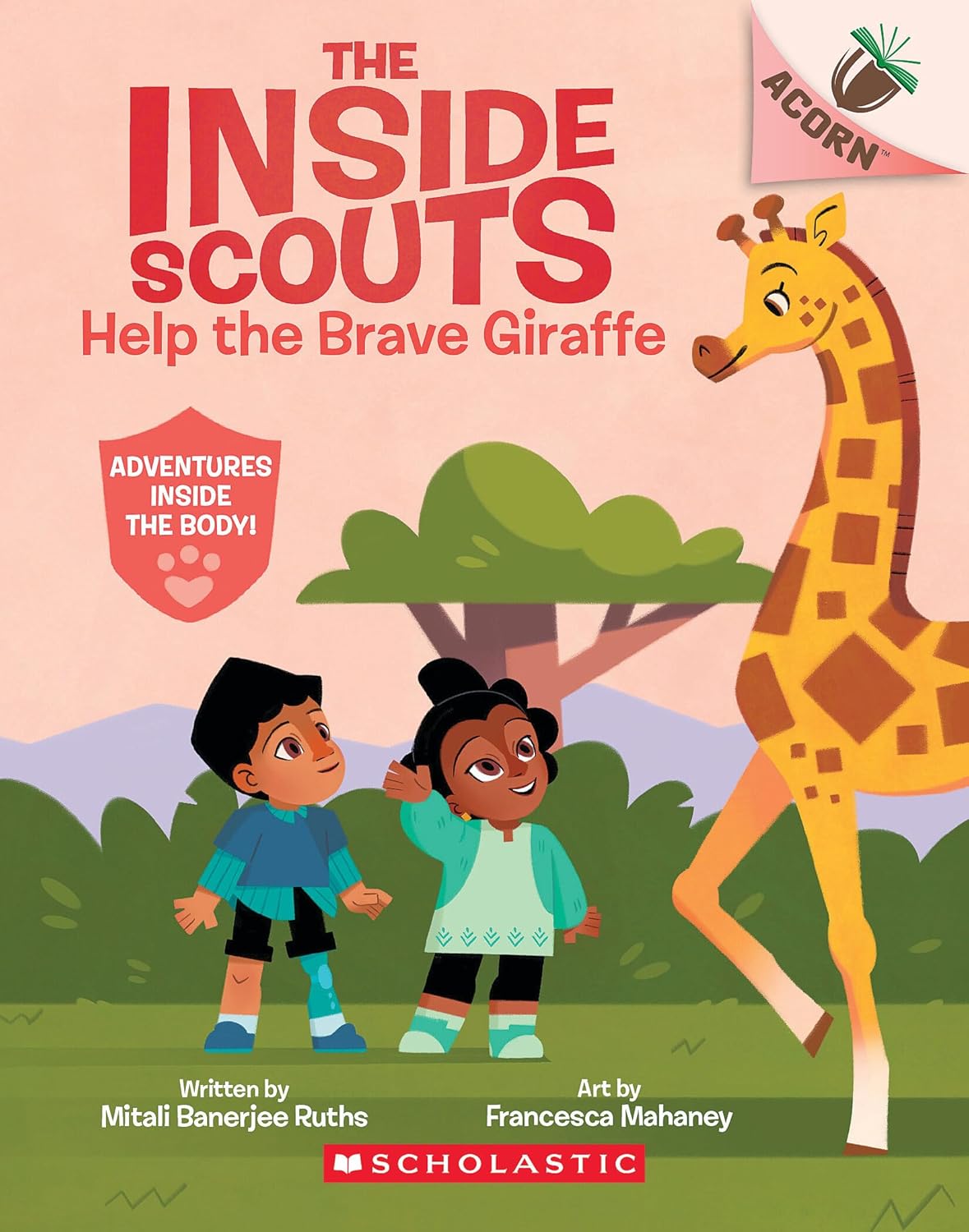 Acorn The Inside Scouts #02 Help the Brave Giraffe - Kids Adventure Book for Bedtime Reading & Early Learning