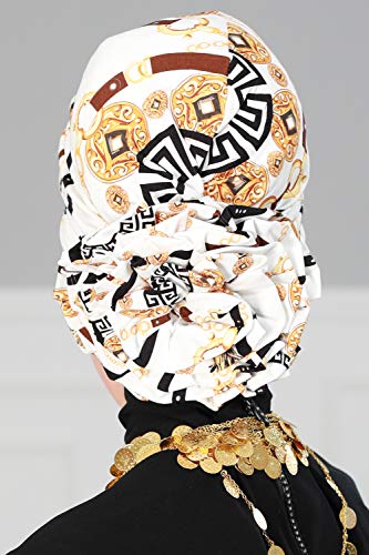 Stylish Cotton Turban Head Wrap for Women - Soft & Breathable Hair Scarf - Perfect for Yoga, Beach, or Everyday Fashion Accessory