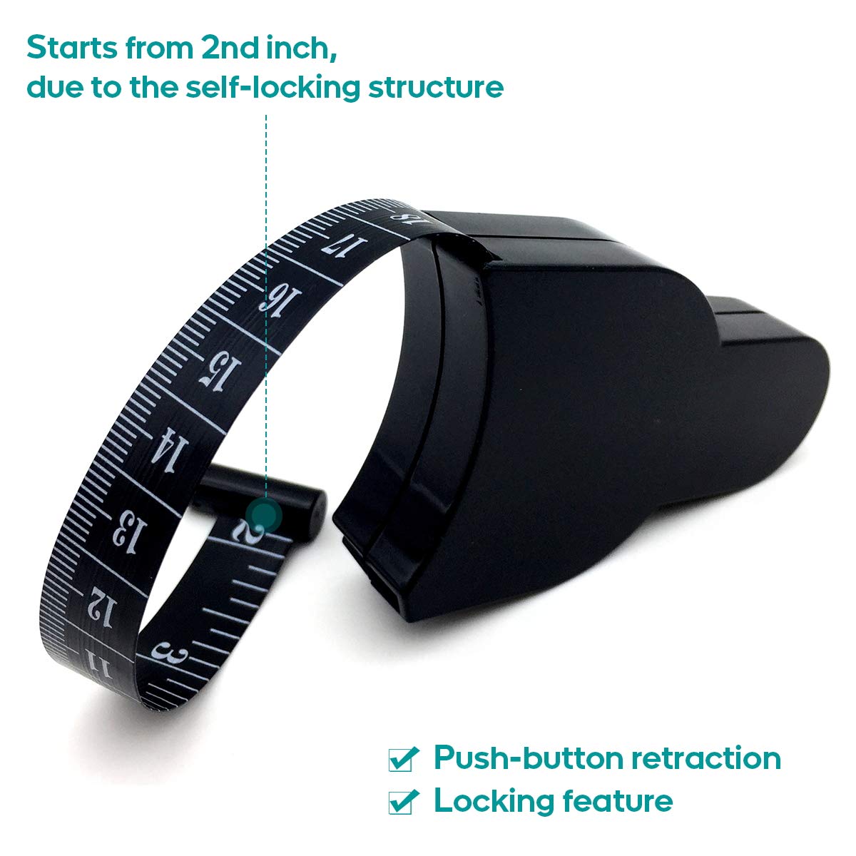 Accurate Body Measuring Tape - Soft Fabric Tape Measure for Tailor, Sewing & Waist Measurement - Perfect for Weight Loss Tracking & Fitness Progress