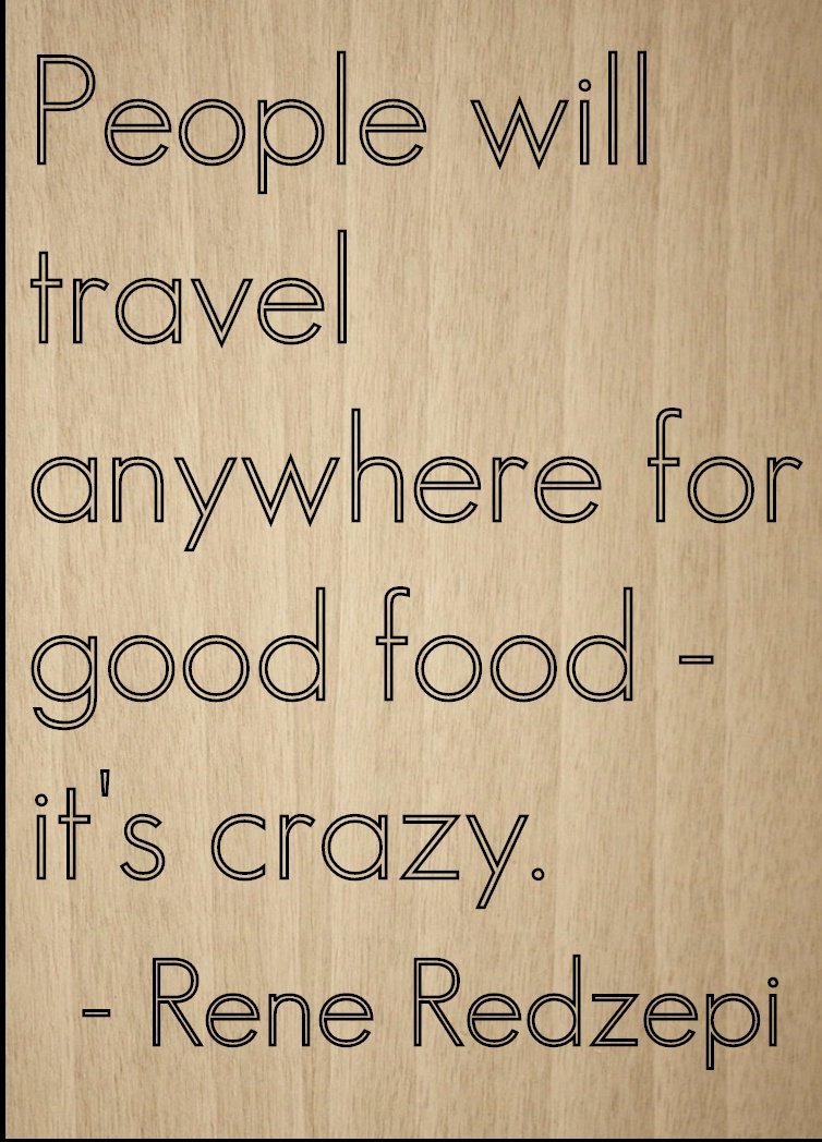Rene Redzepi Quote Wooden Plaque - Laser Engraved Travel Souvenir - 8x10 Inch Wall Decor for Home, Office & Gift Giving - Inspirational Wanderlust Saying