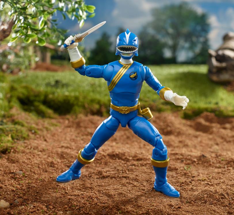 Power Rangers Wild Force Lightning Collection Blue Ranger Action Figure - Collectible Toy for Kids & Fans - Perfect for Display, Play, and Cosplay