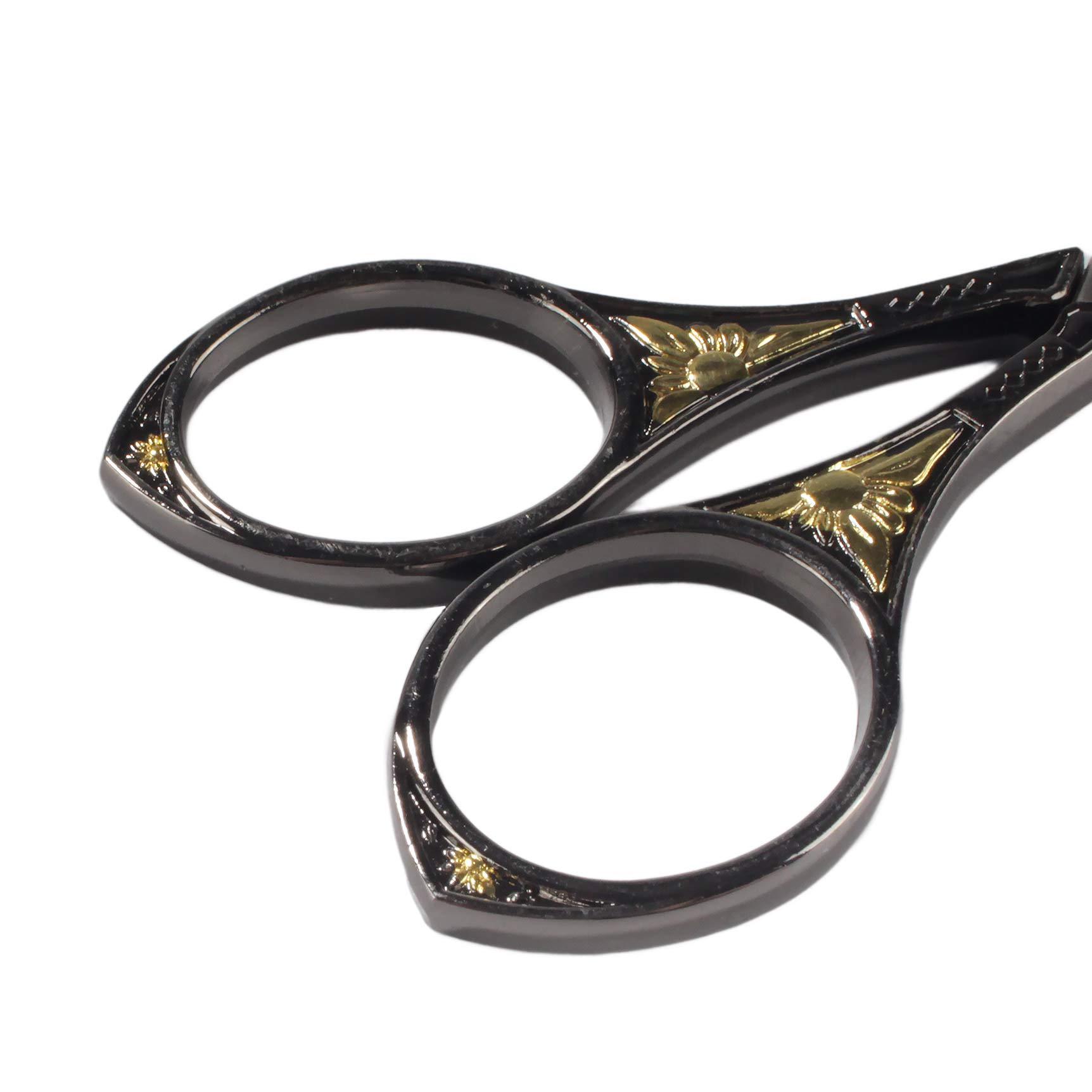 JubileeYarn Sun Motif Embroidery Scissors Set of 3 - Premium Craft Scissors for Sewing, Quilting & DIY Projects - Perfect for Embroidery, Cross Stitch & Fabric Cutting