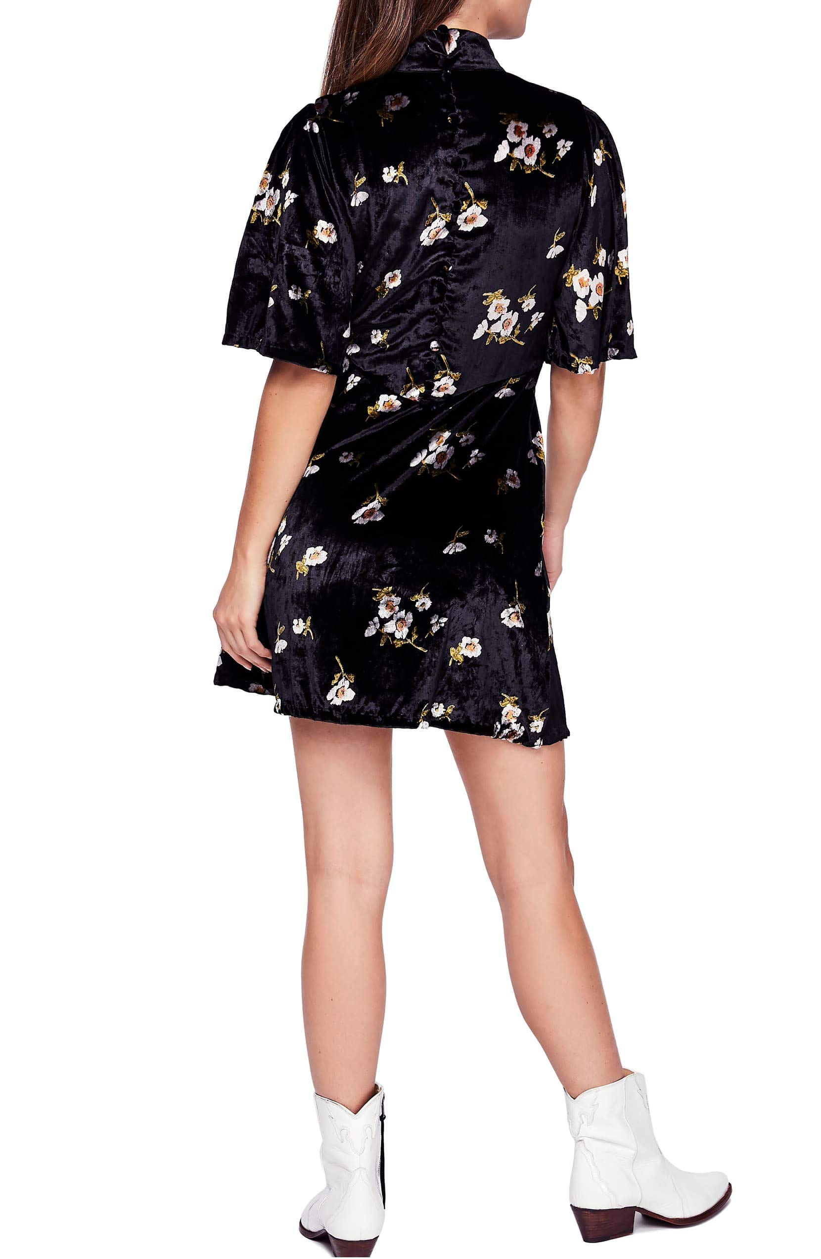 Free People Women's Be My Baby Mini Dress - Black, Size 10 | Flirty Summer Dress for Beach, Date Night & Music Festivals