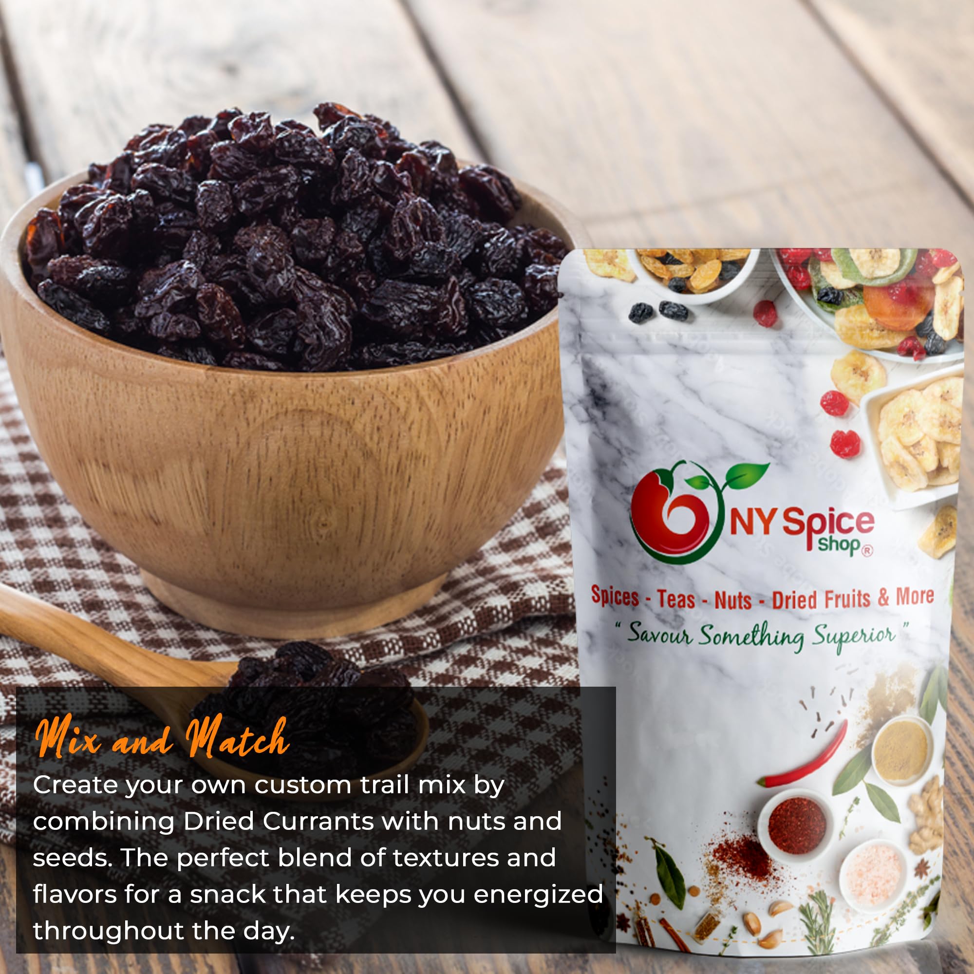 Premium Dried Currants - 3lb Bulk Red & Black Currant Raisins for Baking, Cooking & Healthy Snacks | All-Natural, No Sugar Added | Perfect for Muffins, Granola, Salads & Trail Mix
