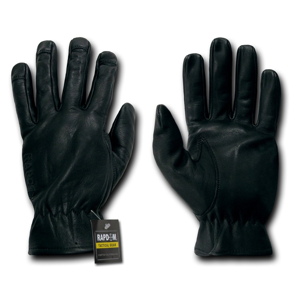 RAPDOM Tactical Leather Shooting Gloves for Men - Durable, Grip-Enhanced Shooting & Hunting Gloves - Ideal for Outdoor Sports, Range Training & Tactical Operations