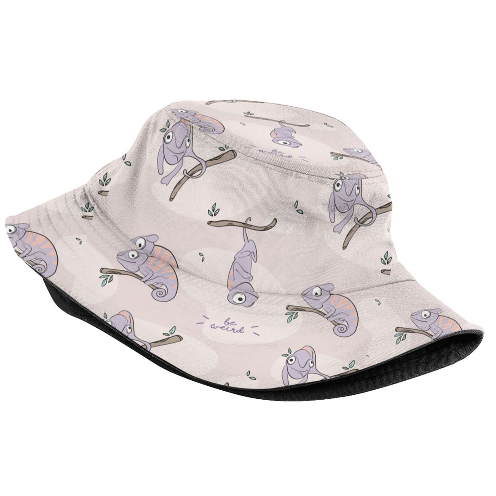 Cute Lizard Bucket Hat - Animal Print Sun Hat for Women & Men | Lightweight Fisherman Hat for Beach, Outdoor, Happy Muharram Celebrations