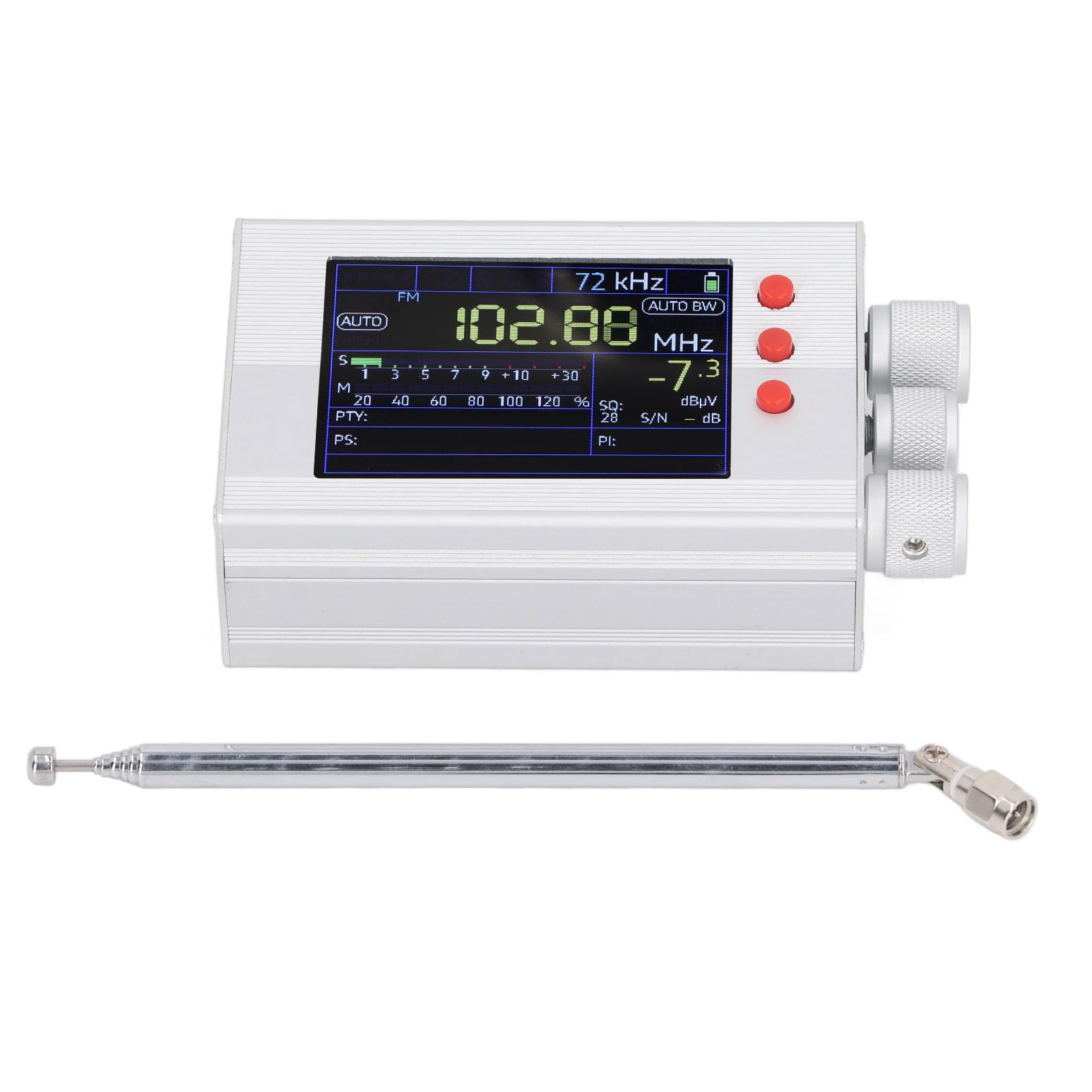 Full Band Radio Receiver with 2in LCD Display - 144‑27000Khz & 65Mhz‑108Mhz Strong Reception for Shortwave Radios | Perfect for Emergency Preparedness, Outdoor Adventures & Ham Radio Enthusiasts