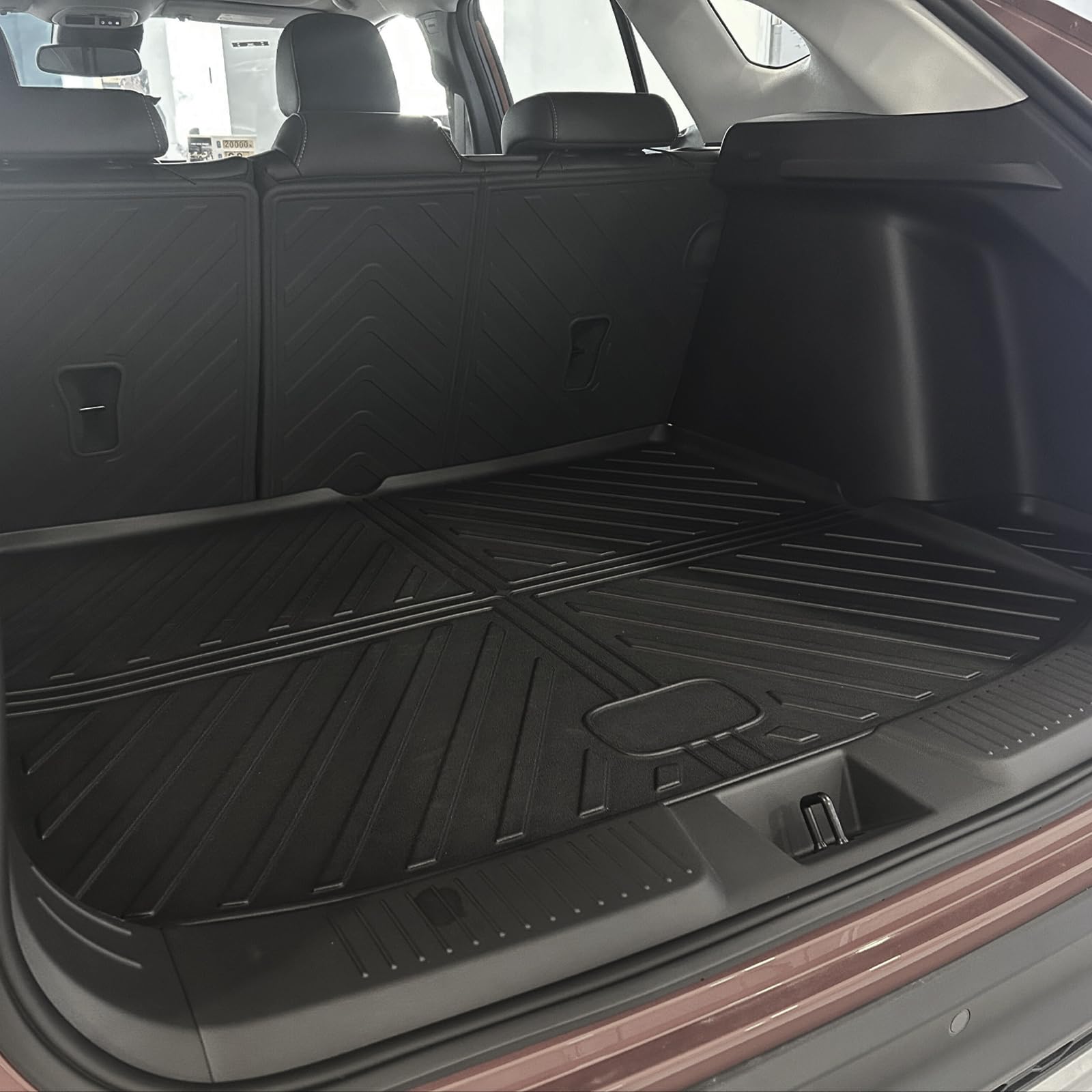 SMABEE 6-Piece All-Weather TPE Floor Mats Set for 2024-2025 Chevy Trax - Includes Floor Liners, Backrest Mats & Cargo Liner | Durable Black Interior Accessories | Perfect for Daily Commutes, Road Trips & Outdoor Adventures