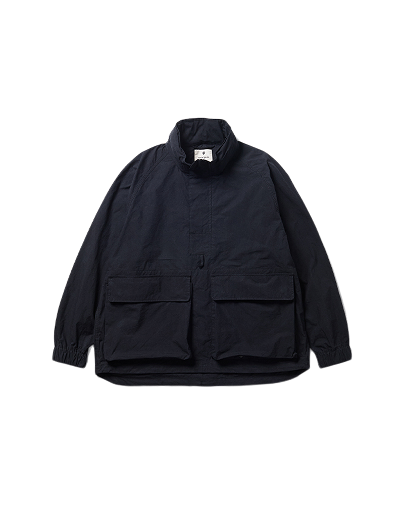 Indigo C/N Anorak Jacket - Lightweight Waterproof Windbreaker for Outdoor Hiking & Travel - Men's Casual Streetwear Fashion