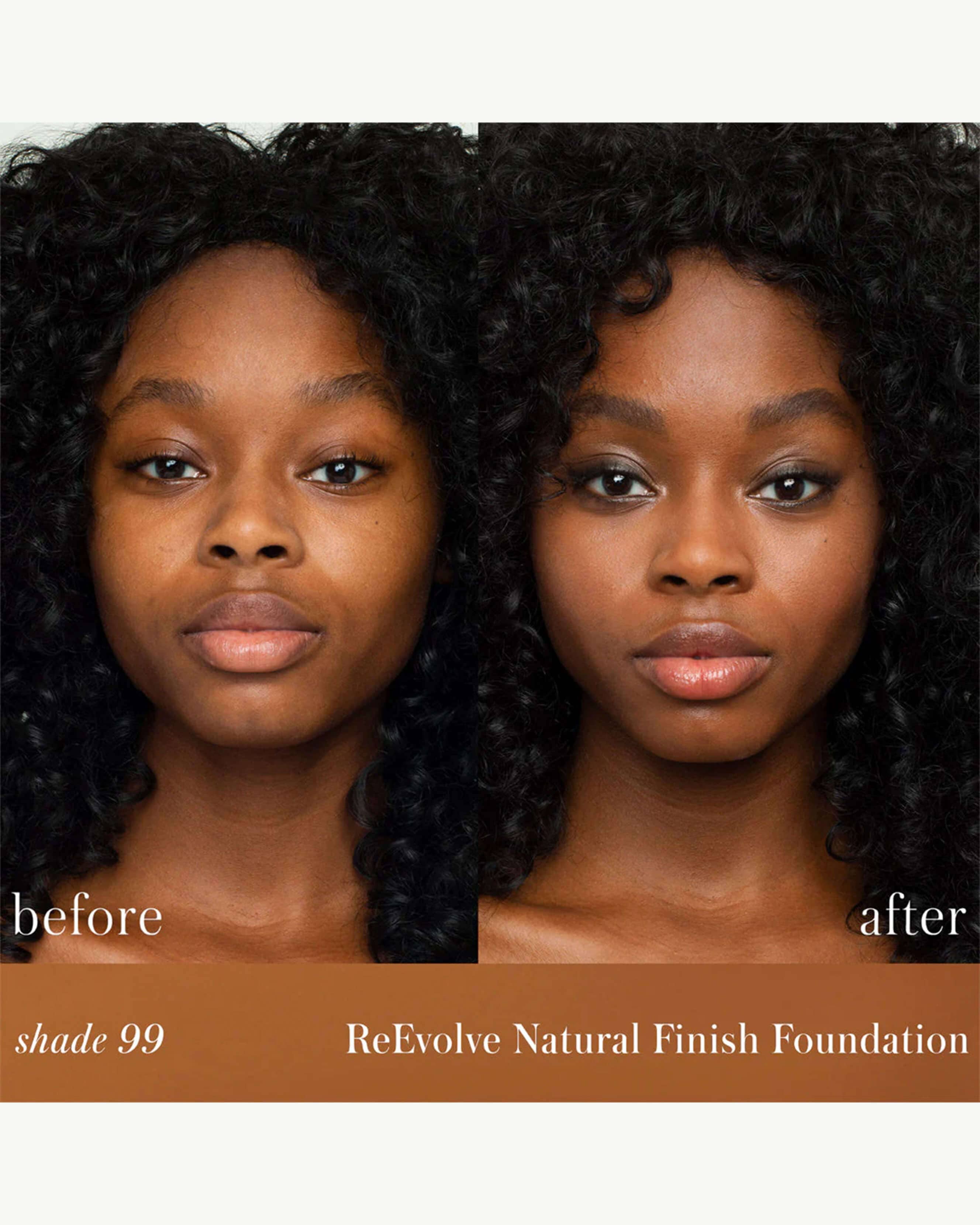 ReEvolve Natural Finish Foundation Refill - Vegan, Cruelty-Free Makeup for Flawless Coverage | Perfect for Daily Wear & Special Occasions
