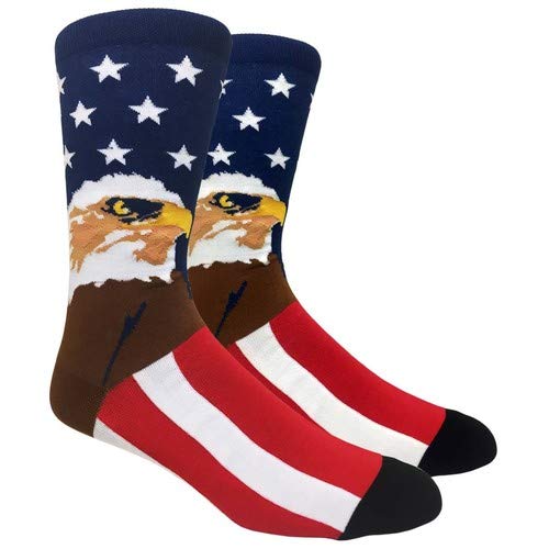 Urban Peacock Men's Novelty Fun Dress Socks - Multiple Patterns & Multi-Pair Options for Work, Party & Gifts - Colorful Comfortable Cotton Socks for Casual & Formal Occasions
