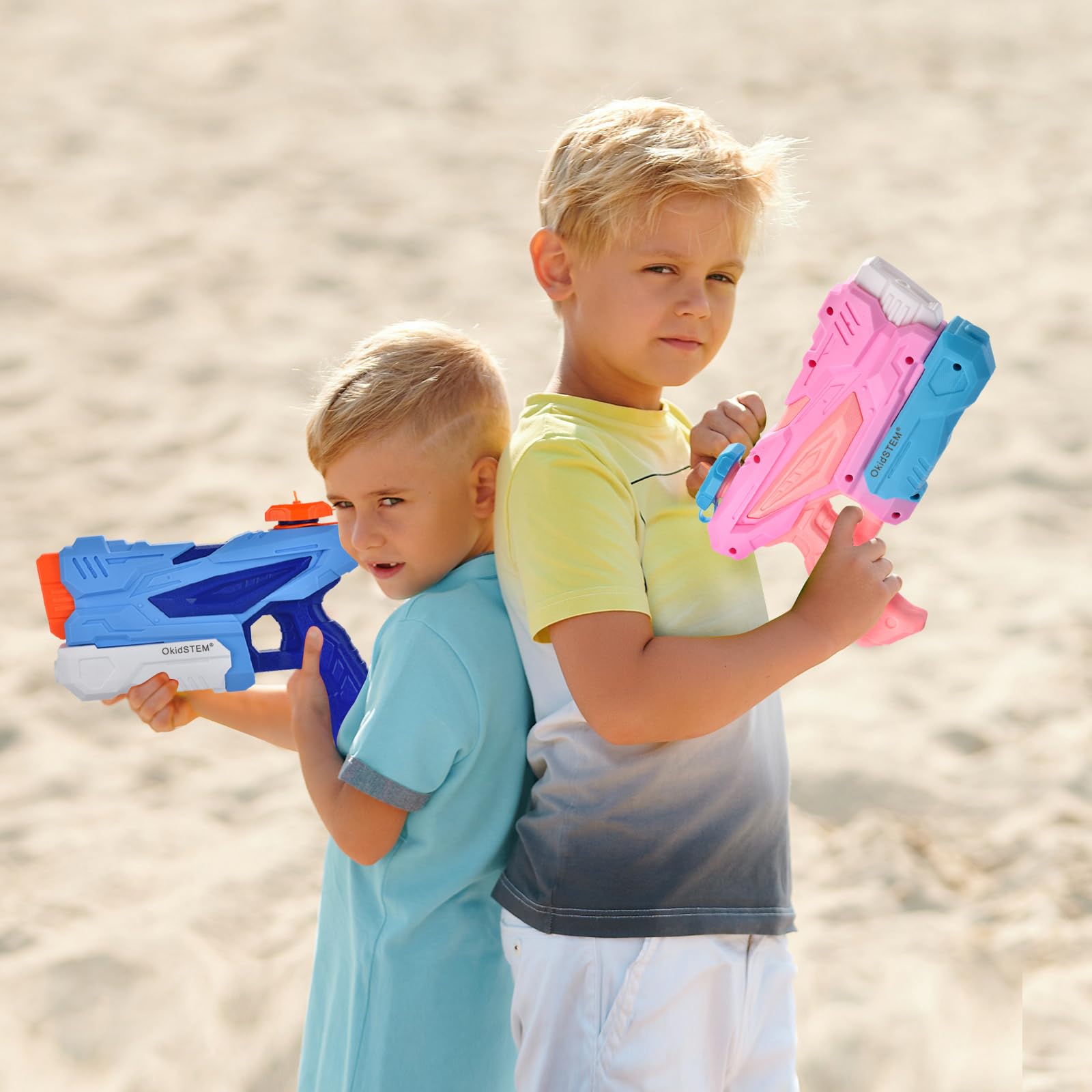 **Best Water Guns for Kids - 2 Pack 300CC Super Soaker Squirt Guns (Blue) - Outdoor Pool, Beach & Summer Water Toys for Boys & Girls - Perfect for Backyard Battles, Parties & Splash Fun**