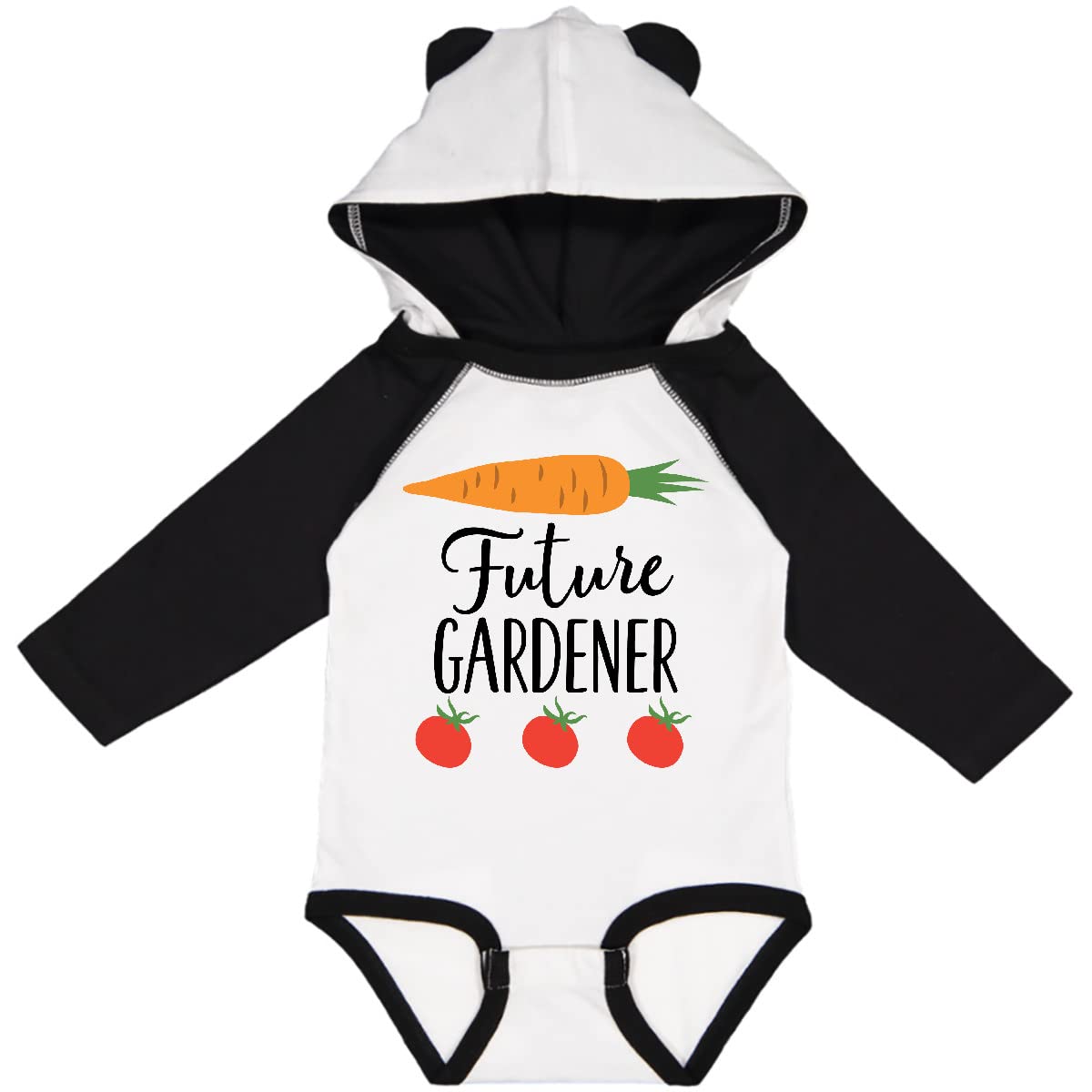 Inktastic Gardening Future Gardener Baby Bodysuit - Organic Cotton Long Sleeve Creeper for Infants & Toddlers - Perfect for Outdoor Play, Gardening Activities & Family Photos