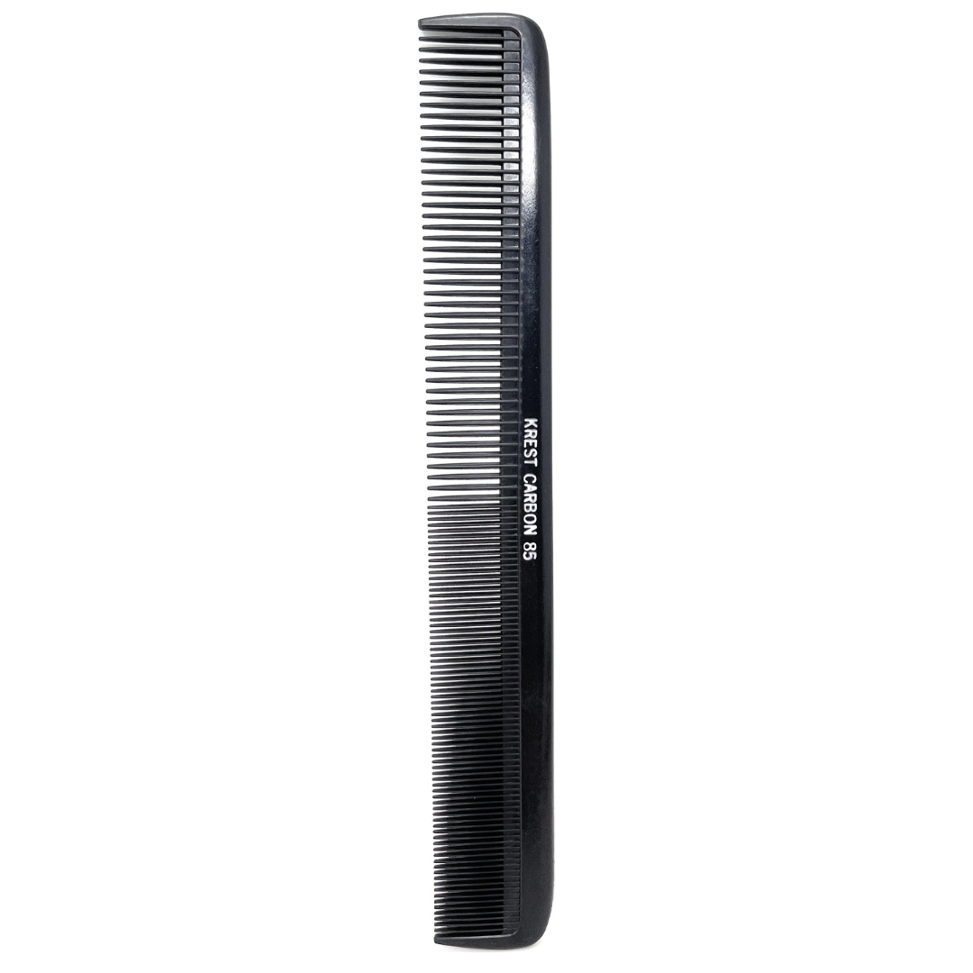 Premium Krest Carbon Fiber Heat Resistant Thermal Comb - 1 Count - Styling & Detangling for All Hair Types - Salon & Home Use