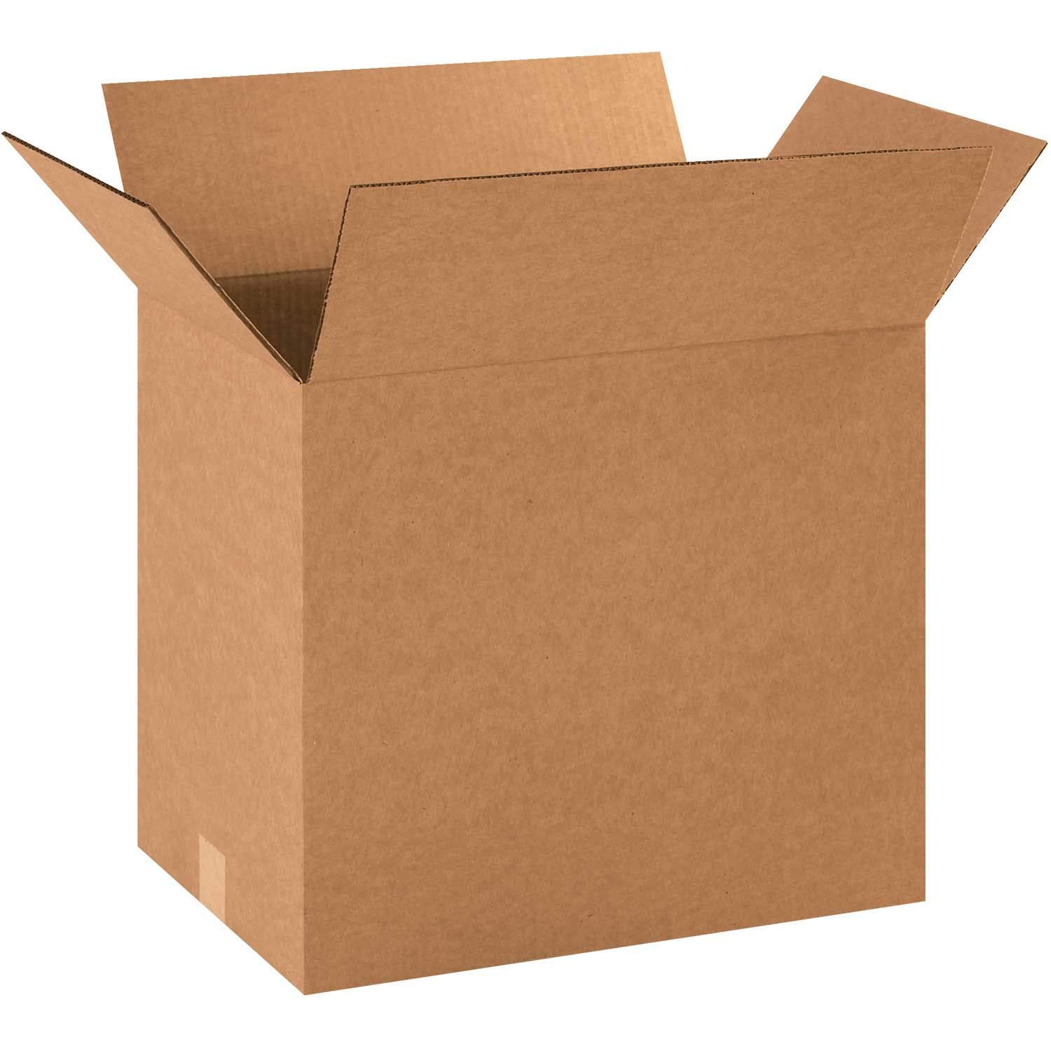 25 Pack 16x10x16 Inches Corrugated Cardboard Shipping Boxes for Moving, Storage & Packaging - Heavy Duty, Eco-Friendly, Durable Boxes for Home, Office & Business Use