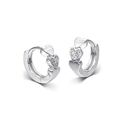 Hoop-Heart-Silver