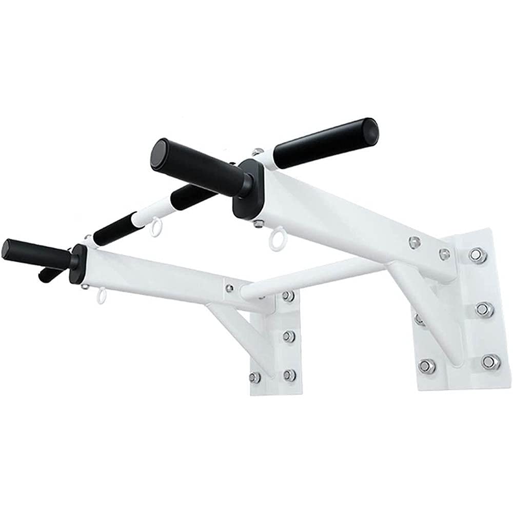 Best Pull-Up Bar for Home Gym - Wall Mounted Horizontal Bar with Sandbag Holder & Ring Rope Swing - Perfect for Indoor Strength Training & Fitness Workouts