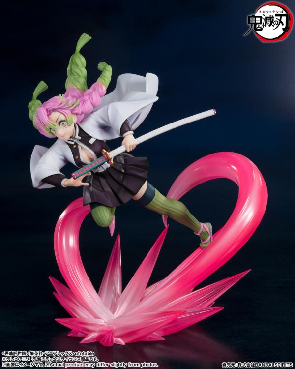 Figuarts Zero Demon Slayer: Kimetsu no Yaiba Mitsuri Kanroji Anime Figure Statue - Collectible Japanese Manga Character Model for Home Decor, Office Display, and Anime Fans Gift
