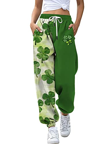 St. Patrick's Day Green Shamrock Leaves