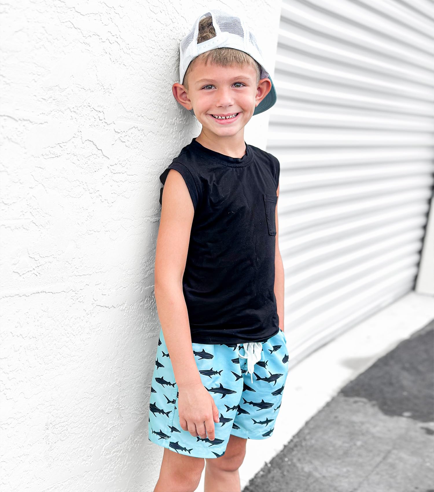BFUSTYLE Boys Swim Trunks with Liner - Quick Dry Kids Bathing Suit for Pool & Beach