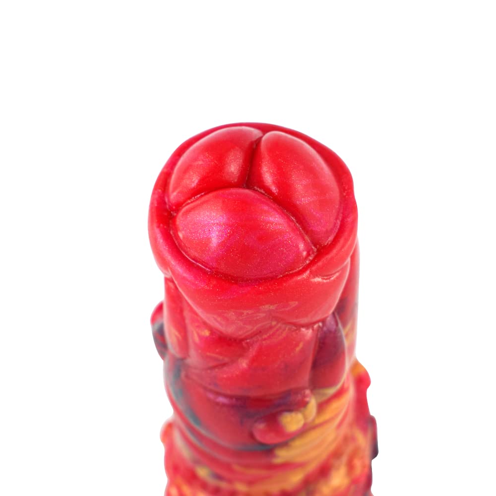 BeHorny Liquid Silicone Alien/Fido Dildo with Suction Cup - Premium Sex Toy for Adults | Perfect for Solo Play, Couples & BDSM Scenes