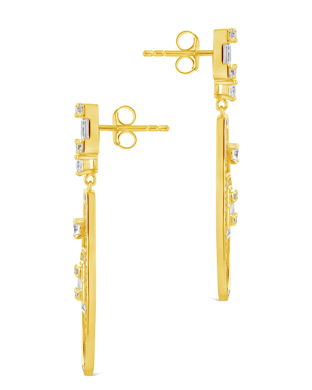 Kendall CZ Drop Earrings for Women - Elegant Cubic Zirconia Dangle Earrings | Perfect for Parties, Weddings & Evening Events
