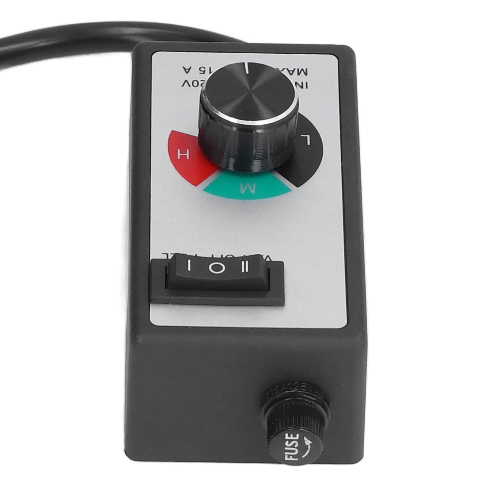 Variable Speed Fan Controller - Adjustable Safe Fan Speed Regulator for Ventilators, Lamps & Power Tools | Perfect for Workshop, Home Cooling & DIY Projects