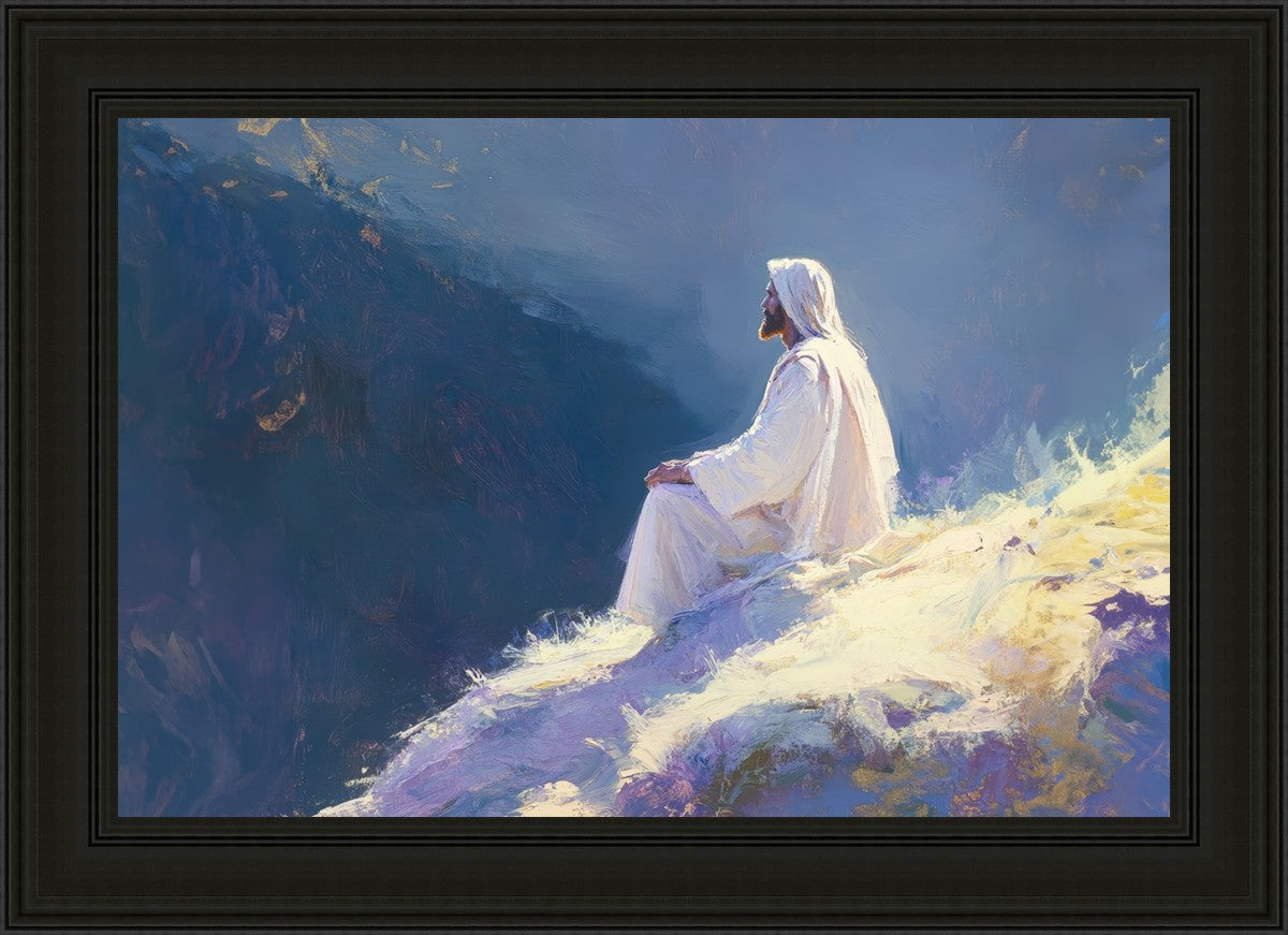 Contemplation By Justin Anna Culebro - Abstract Wall Art Painting for Home & Office Decor | Perfect for Living Room, Bedroom or Meditation Space
