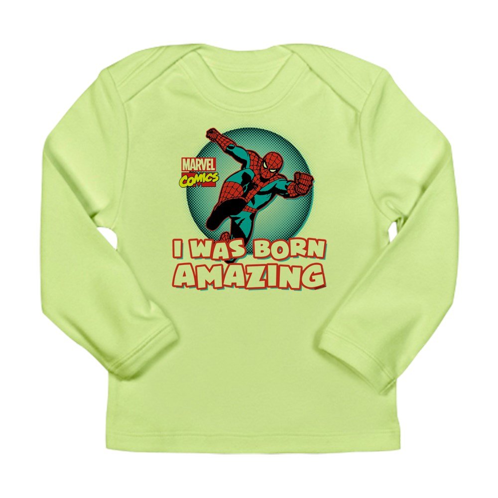 Amazing Spider-Man Long Sleeve Infant T-Shirt - Superhero Baby Outfit for Boys & Girls - Perfect for Halloween, Cosplay & Everyday Wear