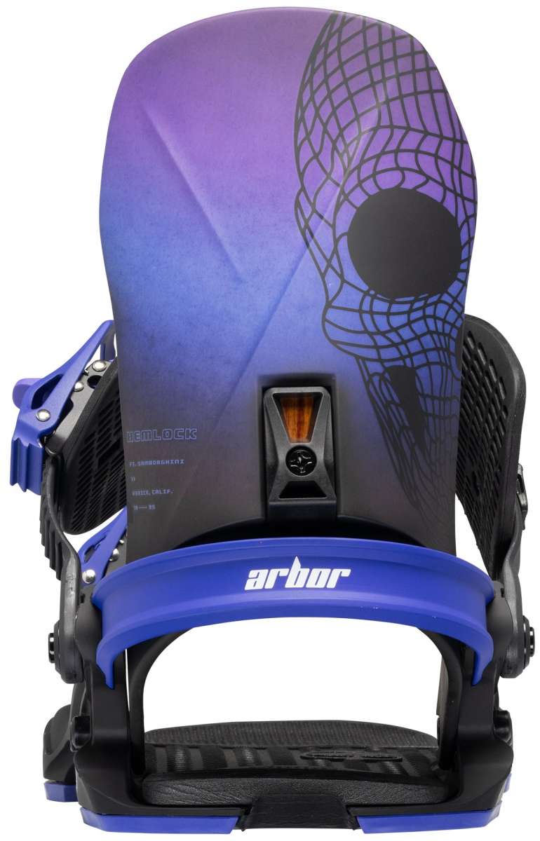 **2024 Arbor Hemlock Snowboard Bindings - High-Performance Snowboard Bindings for All-Mountain & Freestyle Riding - Perfect for Powder, Park & Backcountry Adventures**