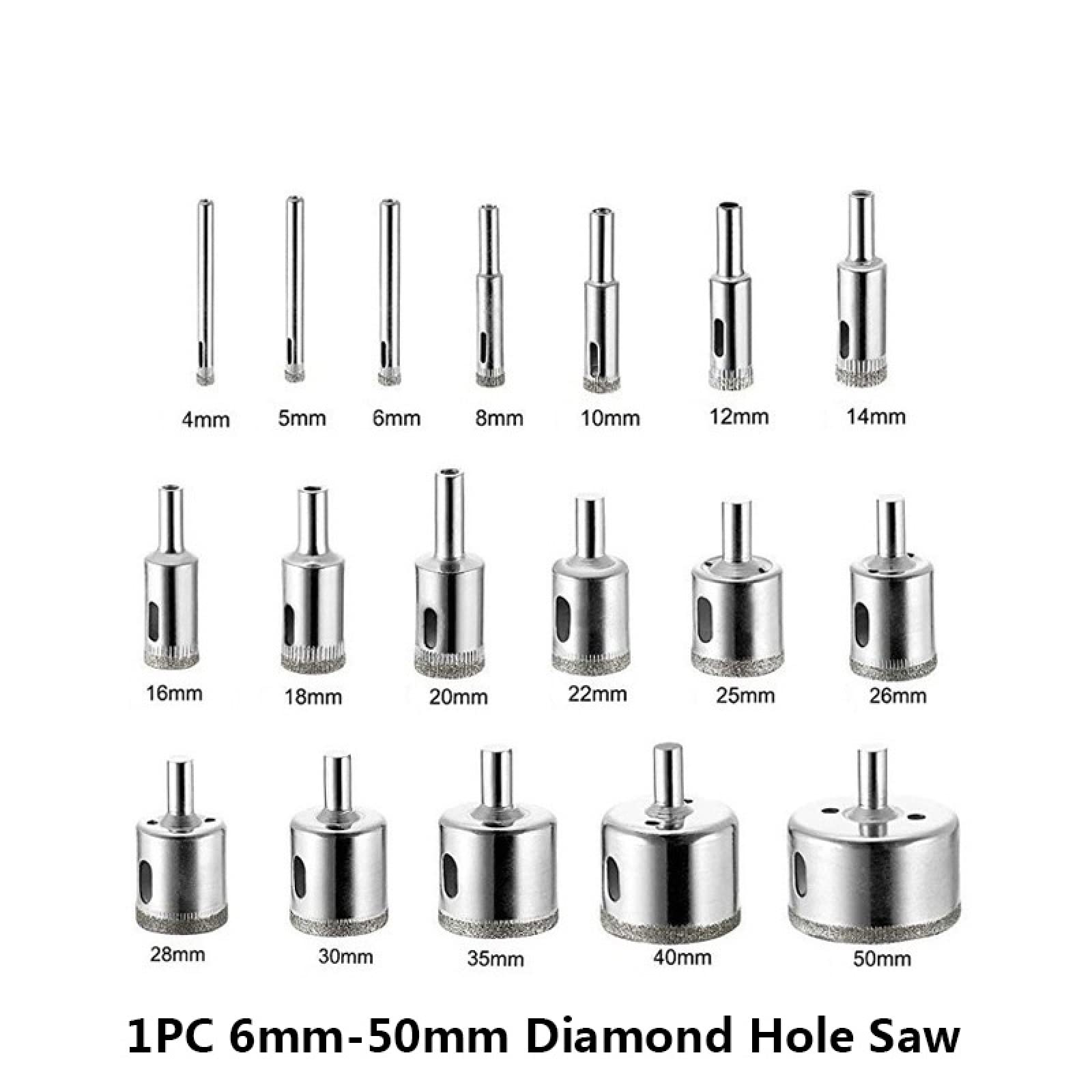 14mm Diamond Hole Saw Drill Bit for Tile, Ceramic & Glass - Perfect for Bathroom & Kitchen Renovation