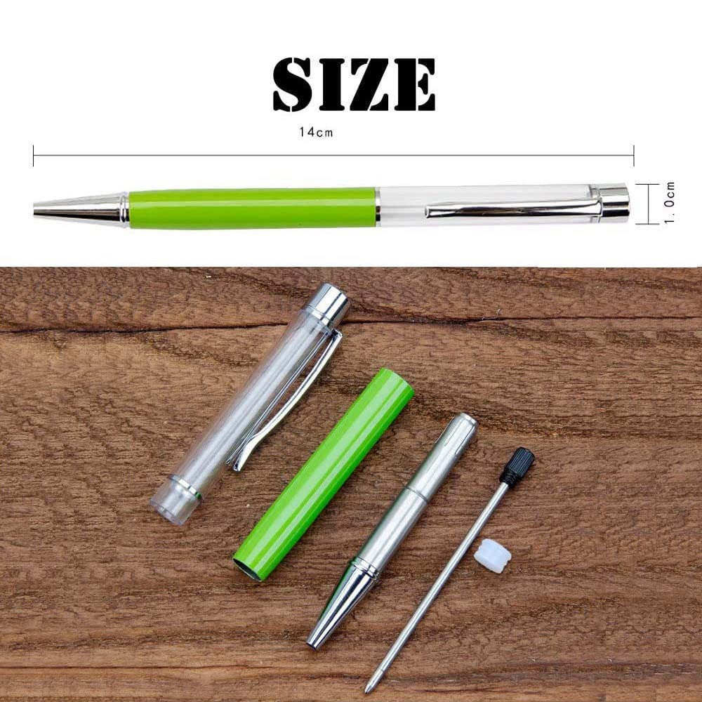 28-Pack Colorful Empty Tube Floating DIY Pens - Liquid Sand Pen Supplies for Crafts, Gifts & Party Favors - Perfect for DIY Projects, School Activities & Creative Writing