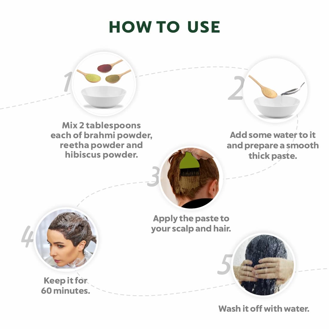 INDUS VALLEY 100% Organic Brahmi Powder | Bacopa Monnieri for Hair Growth & Scalp Care - Natural Ayurvedic Hair Treatment (100g) | Promotes Healthy Hair, Reduces Dandruff & Stimulates Follicles - Perfect for DIY Hair Masks & Ayurvedic Hair Care Routines