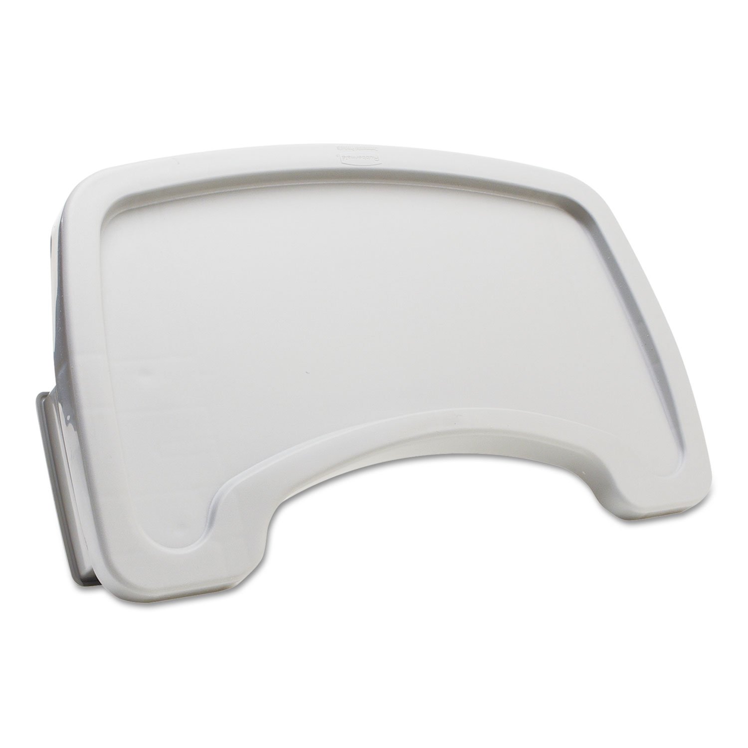 Rubbermaid Commercial Heavy-Duty High Chair Tray - Platinum (FG781588PLAT) - Durable & Easy to Clean for Restaurants, Daycares & Home Use