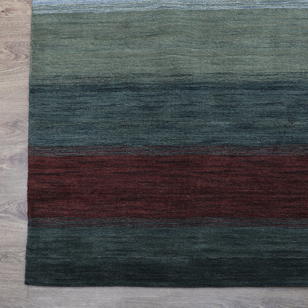 Premium Hand-Knotted Wool Rug - Soft & Durable for Living Room, Bedroom, or Office - Eco-Friendly & Hypoallergenic Home Decor