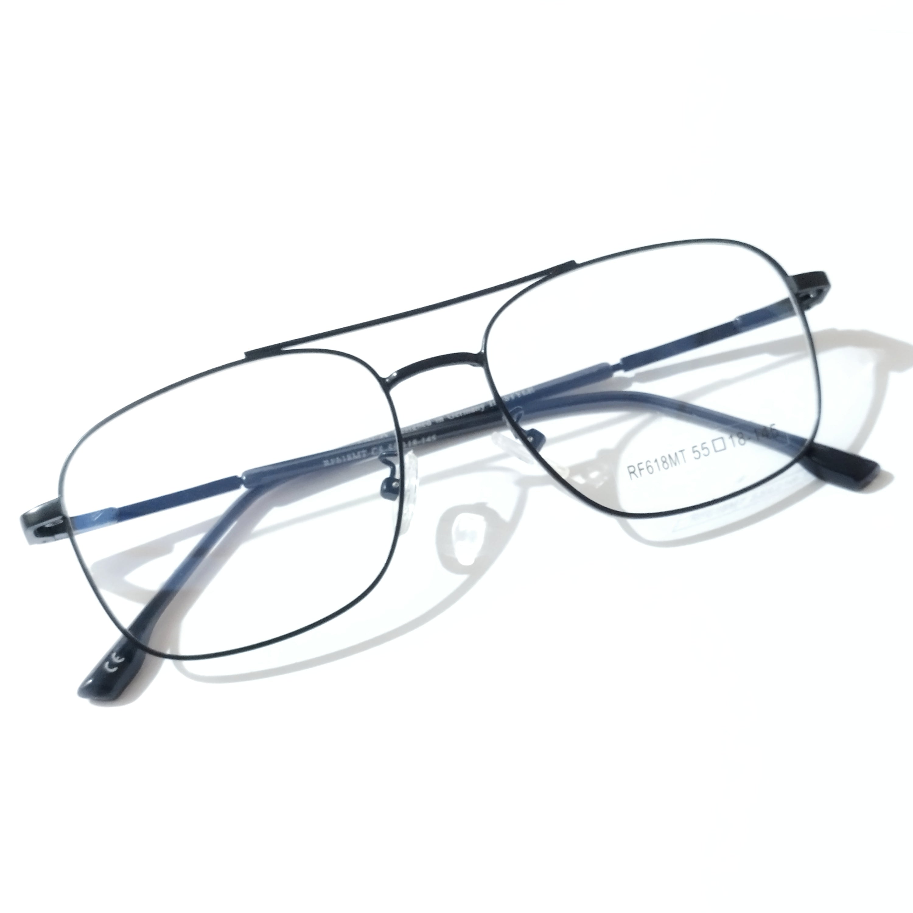Stylish Square Frame Glasses for Office & Professional Wear - Trendy Eyewear for Business Executives & Work Settings