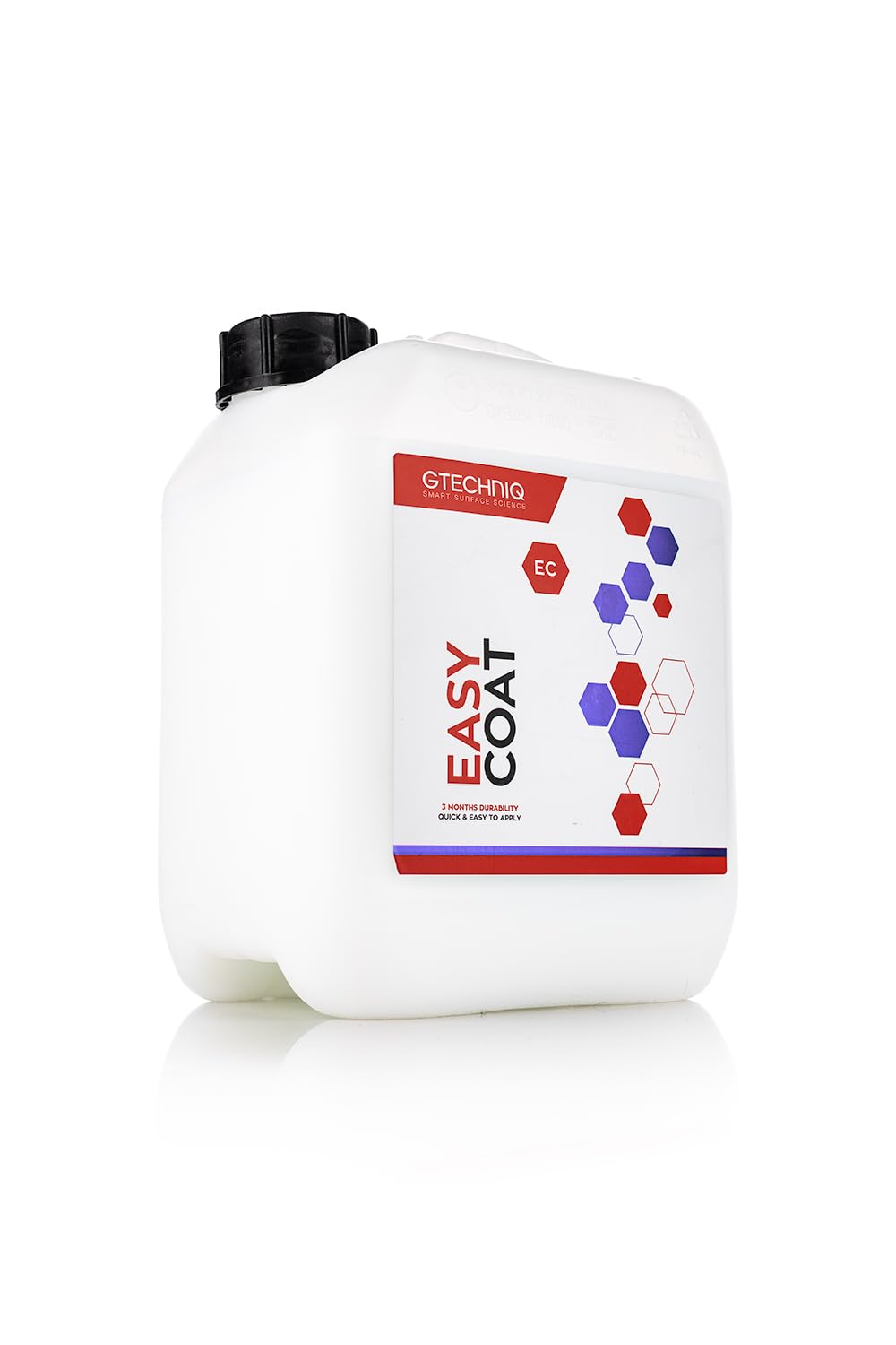 Gtechniq Easy Coat Refill - 5L Long-Lasting Car Coating (Up to 3 Months Protection) | Quick Application for Auto Paint & Glass | UV, Chemical & Weather Resistant | Perfect for Daily Drivers, Show Cars & Fleet Vehicles