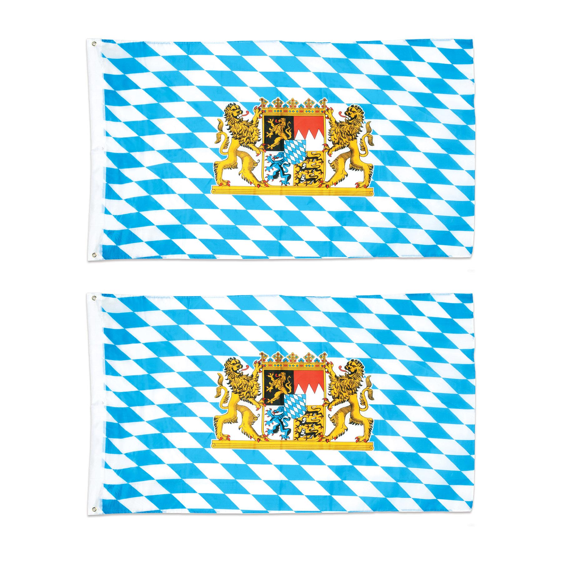 12 Pack Beistle Bavarian Oktoberfest Flags - German Beer Festival Decorations for Party, Home & Outdoor Celebrations