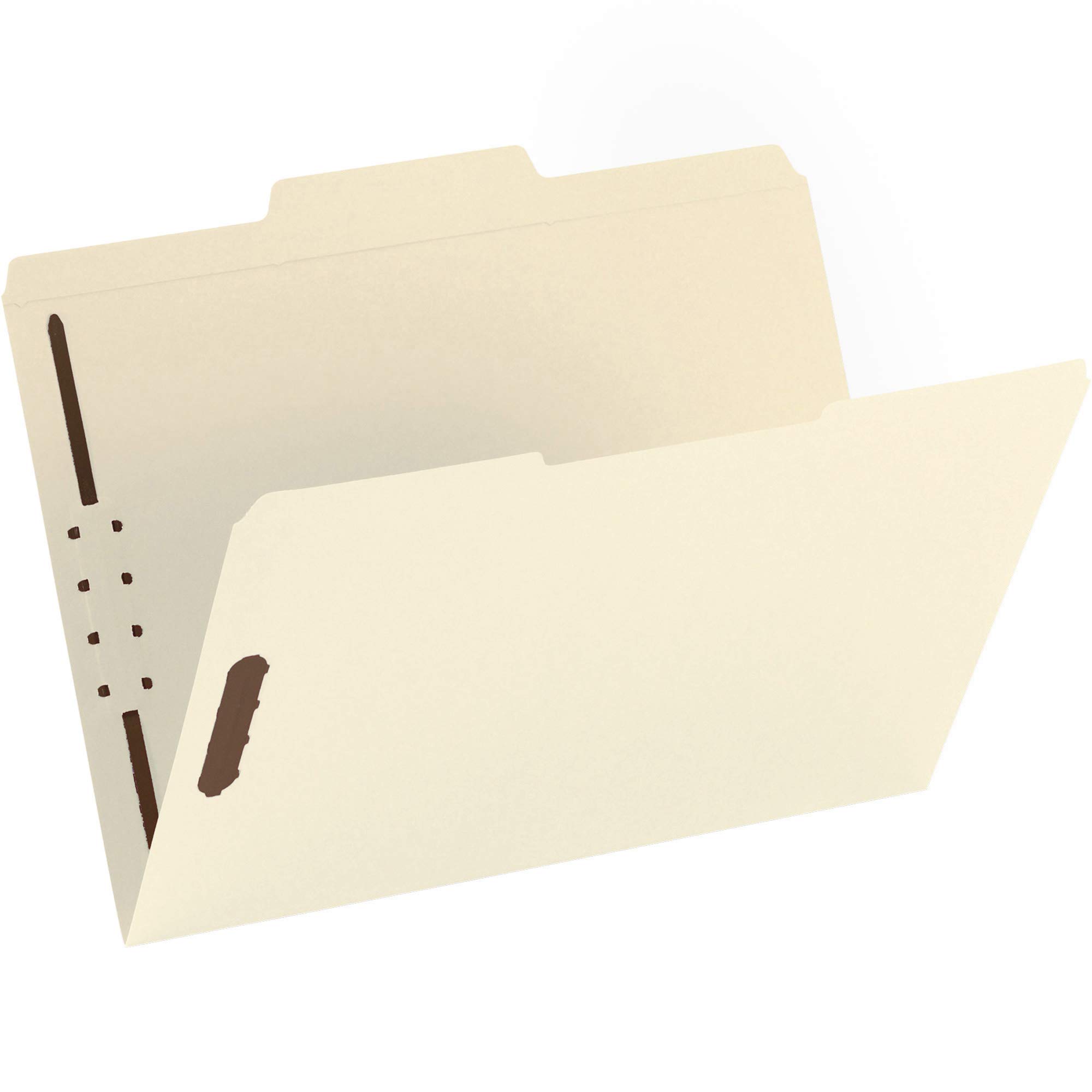 Business Source 2-Ply Tab Letter Fastener Folders - Durable File Folders for Office Organization, Document Storage & Business Filing Systems