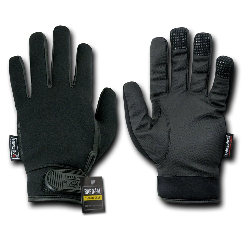 RAPDOM Tactical Neoprene Waterproof Gloves - Cold Weather Work Gloves for Outdoor Activities, Hunting, Fishing & Motorcycling