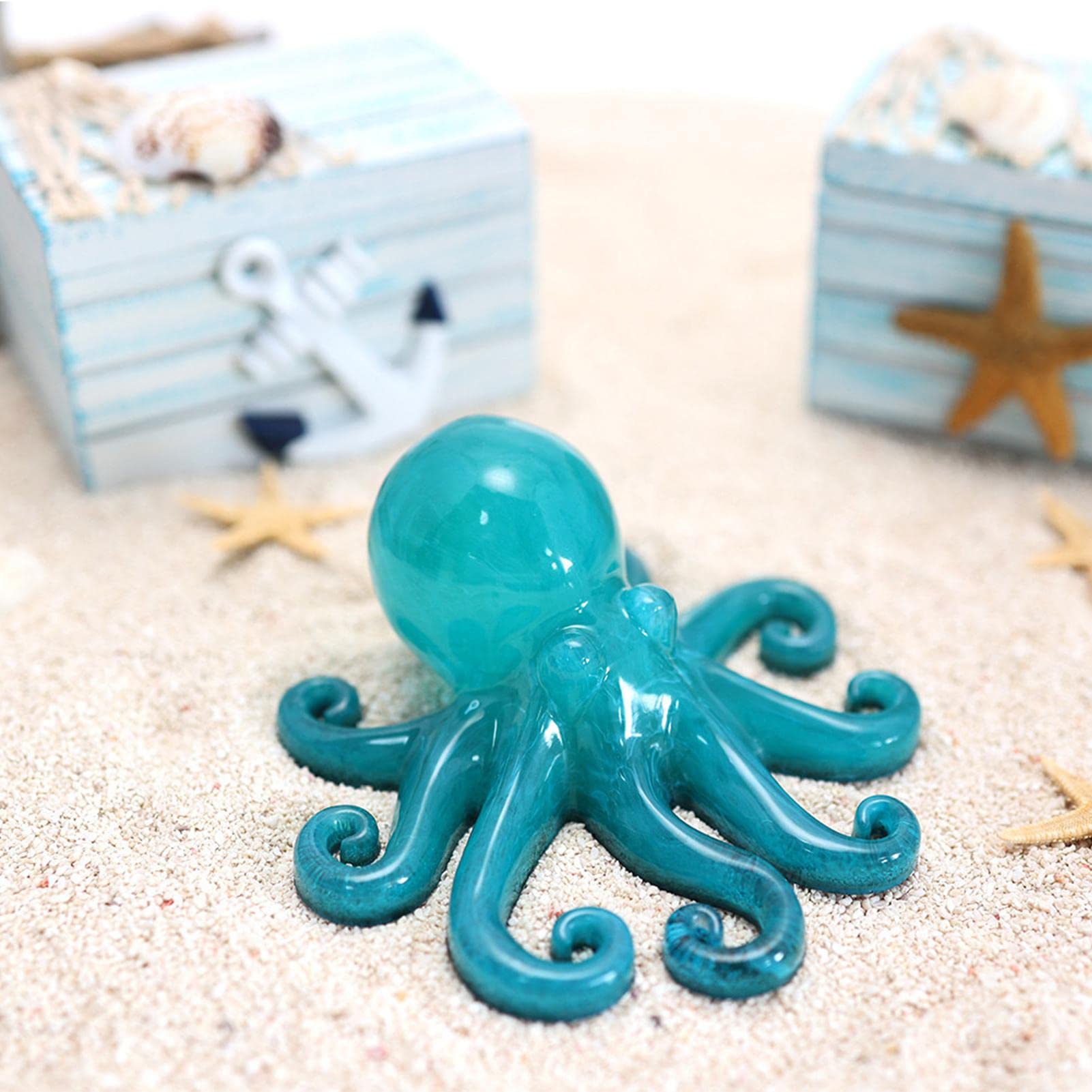 Octopus Epoxy Resin Molds - Creative Silicone Sculpture Casting Mold for DIY Crafts, Soap, Candle, Chocolate & Beeswax Making - Perfect for Home Decor, Gift Making & Ocean-Themed Projects