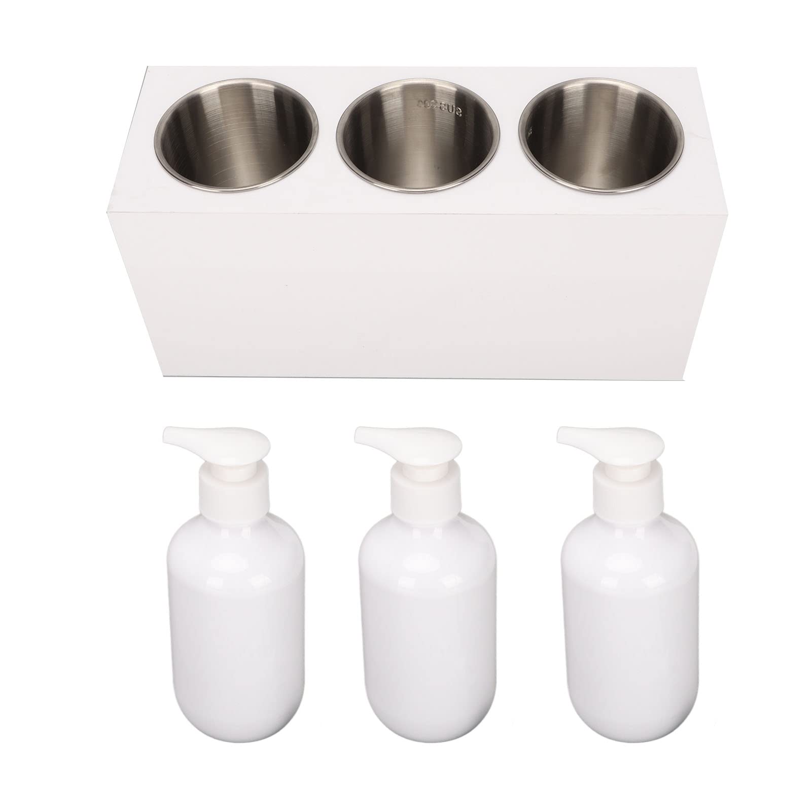 ANGGREK 3 Bottle Electric Massage Oil Warmer - Fast Heating 9-Speed Adjustable Lotion & Cream Heater for Salon, Spa & Home Use - Perfect for Aromatherapy, Massage Therapy & Relaxation