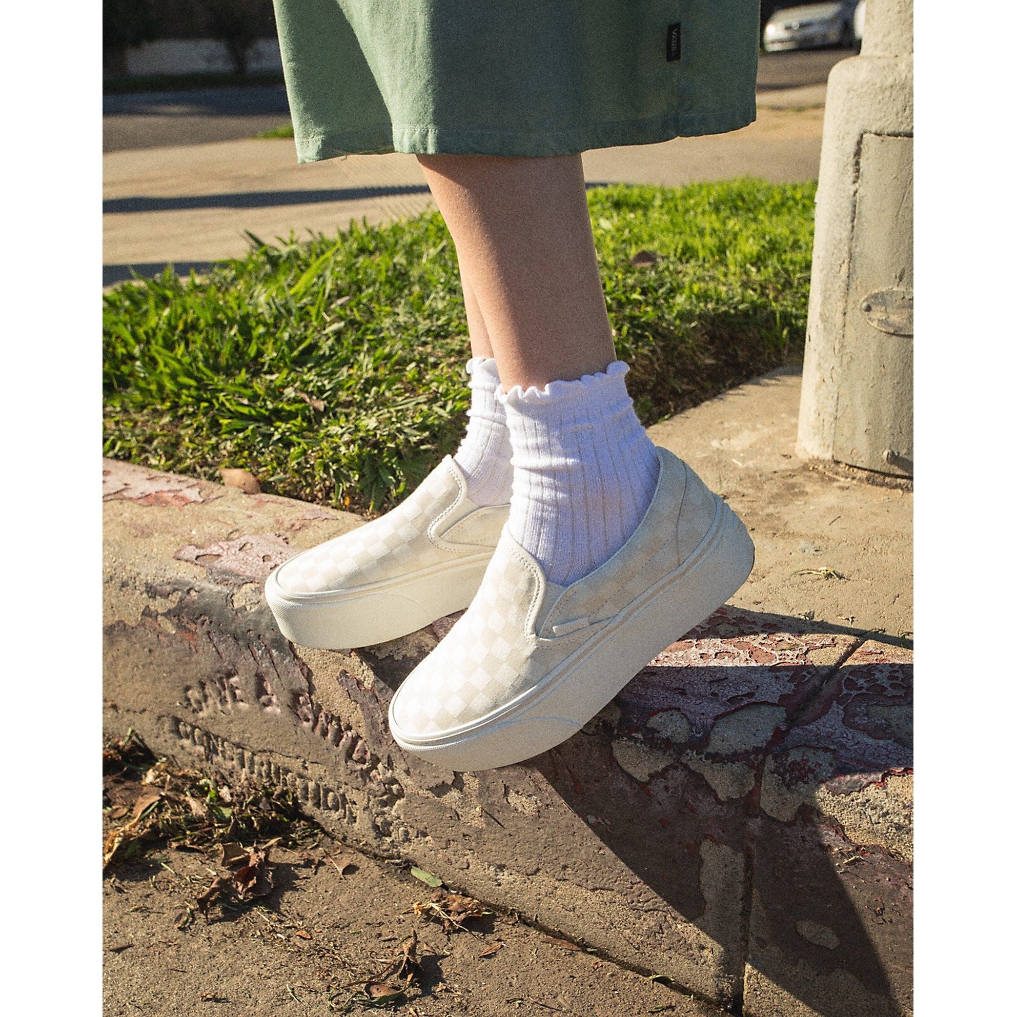 Vans Classic Slip-On Stackform Shoes for Men & Women | Comfortable Skate Shoes | Casual Wear, Street Style & Everyday Fashion