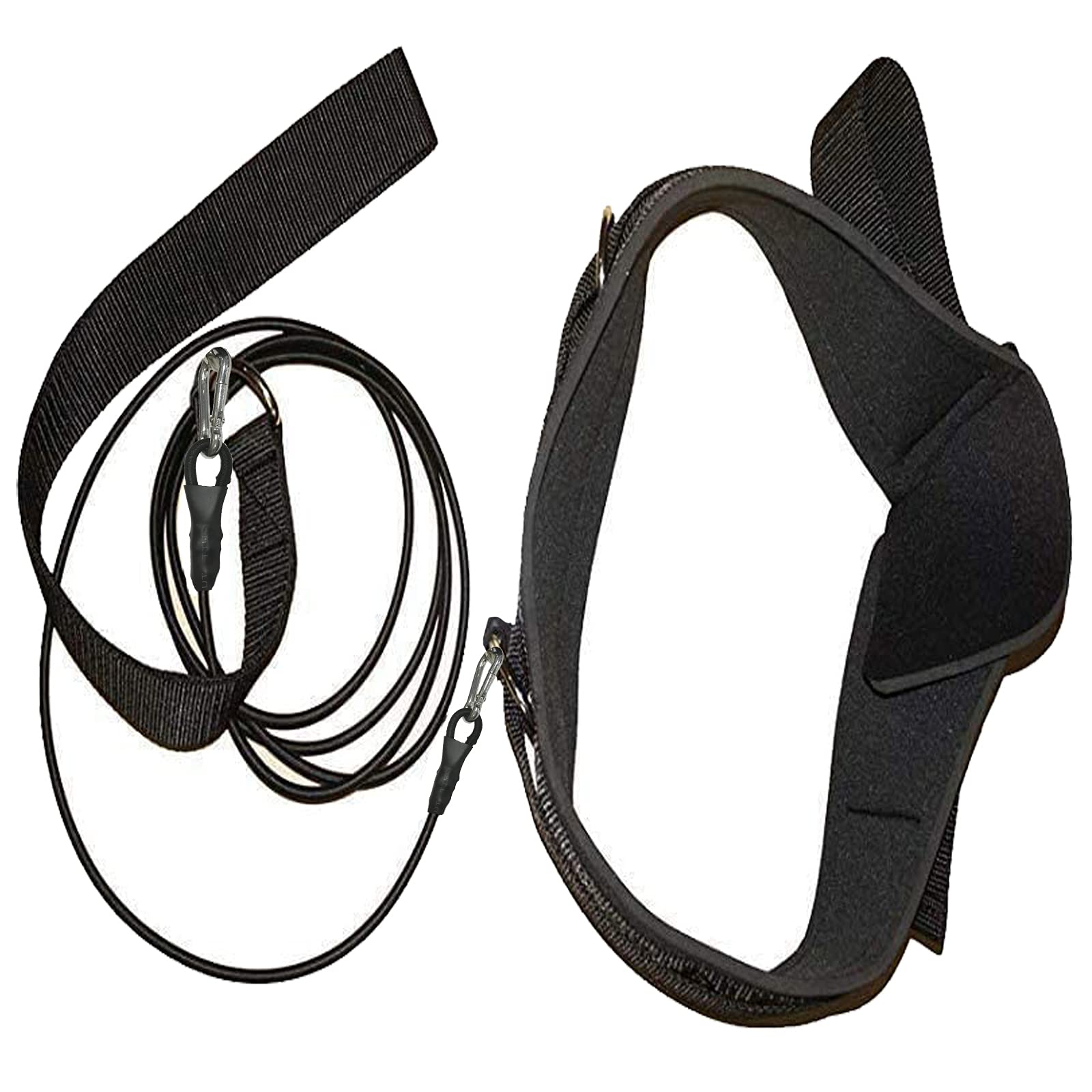 Premium Swim Training Belt Set - High Resistance Tether for Open Water & Pool Swimming | Stationary Swimmer Lap Training Leash | Swim Safety Gear for Outdoor & Indoor Workouts