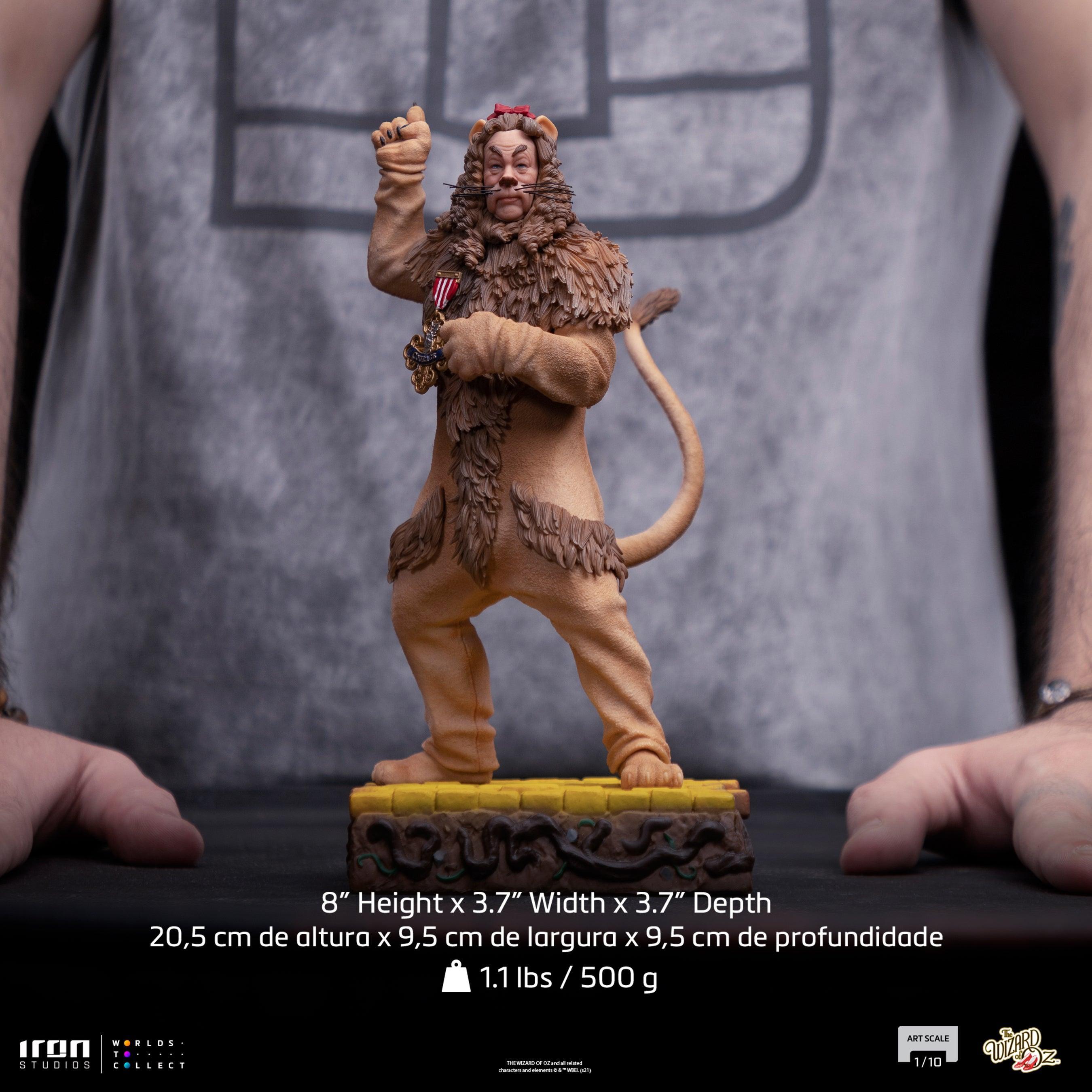 Iron Studios Wizard of Oz Cowardly Lion BDS Art Scale 1/10 Statue - Collectible Figurine for Movie Fans & Home Decor Display