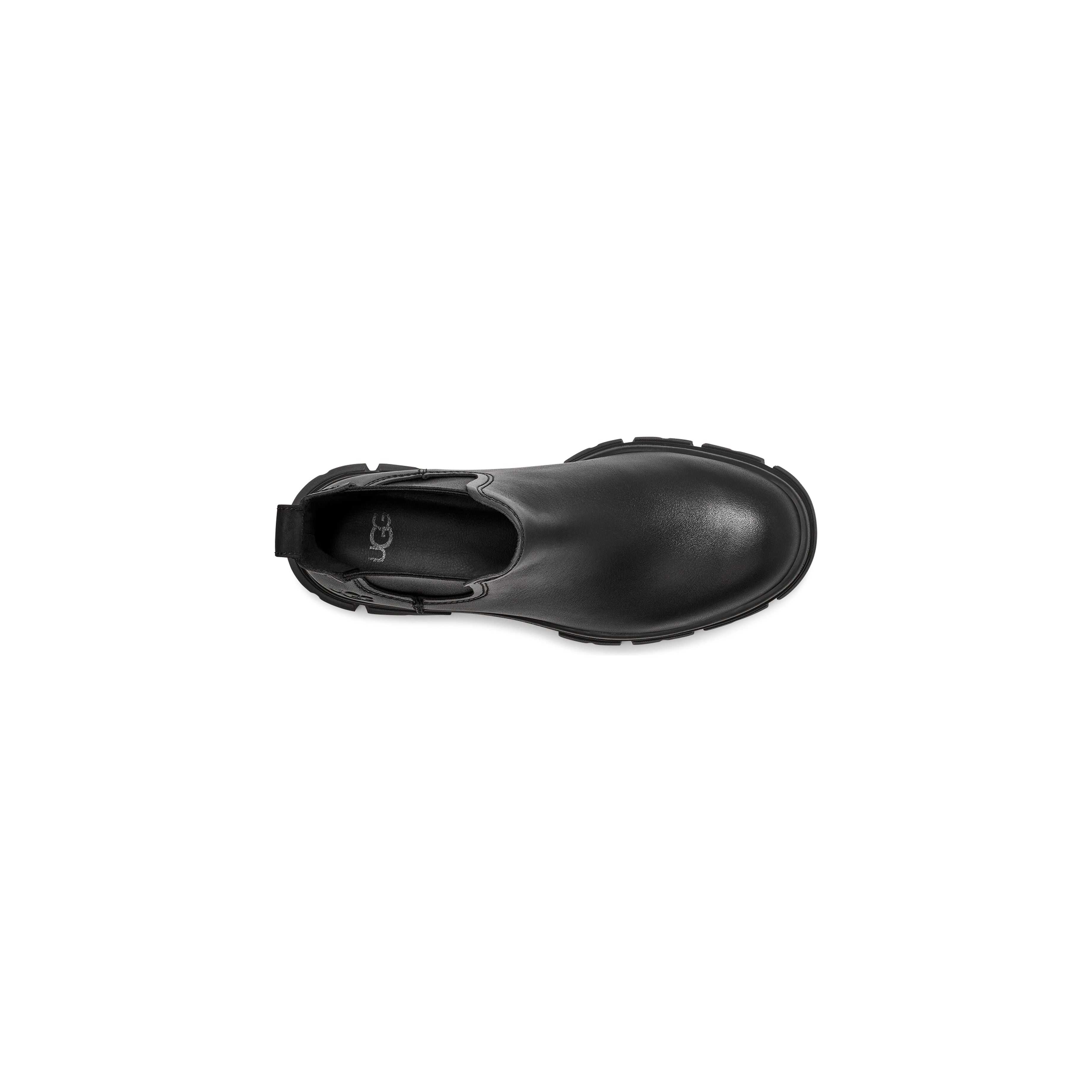 UGG Women's Ashton Chelsea Boots - Black Leather Ankle Boots for Women | Comfortable & Stylish Winter Boots for Casual Outfits & Work