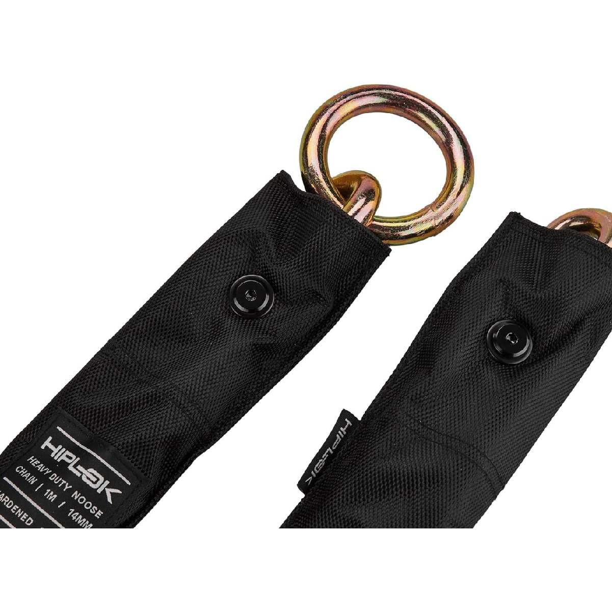 Hiplok XL Heavy Duty Bike Chain Lock - 100cm Anti-Theft Bicycle Security Lock with 3 Keys, Sold Secure Gold & Pedal Diamond Rated - Perfect for Urban Commuting, E-Bikes & Outdoor Cycling